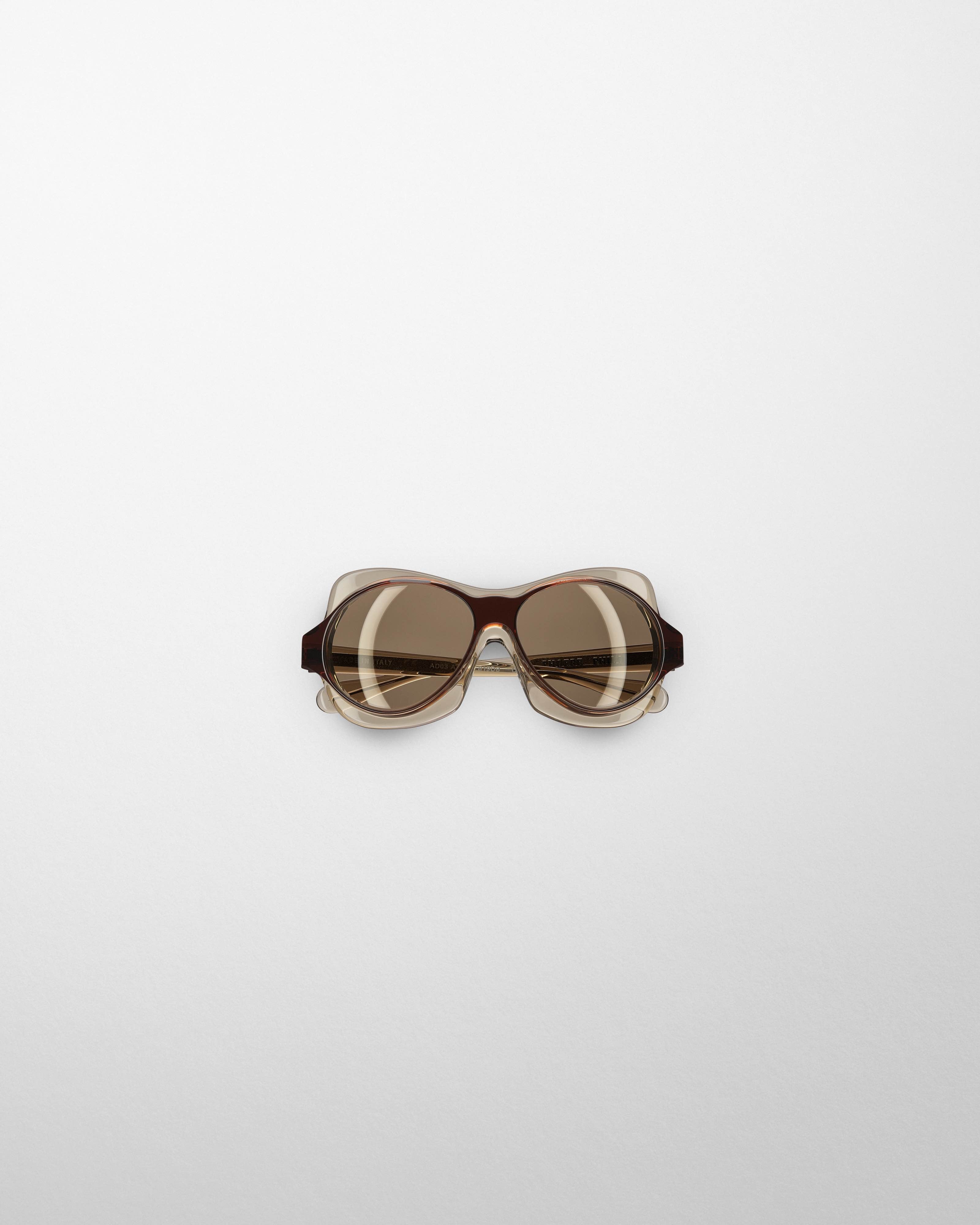 PHOEBE PHILO | COOKIE SUNGLASSES | COGNAC ACETATE