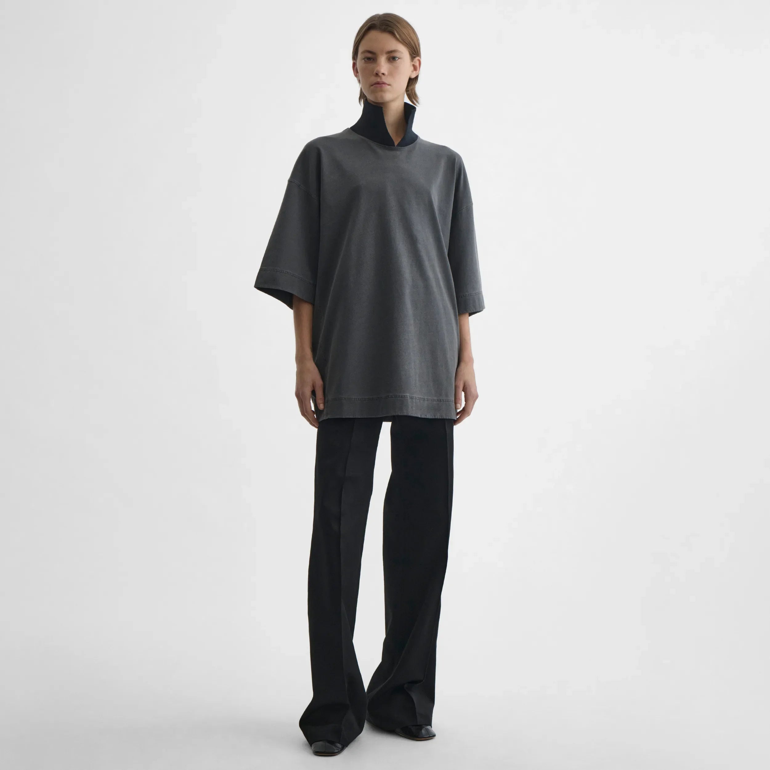 Phoebe Celine CÉLINE Phoebe Philo Oversized FW18 Neoprene Hoodie