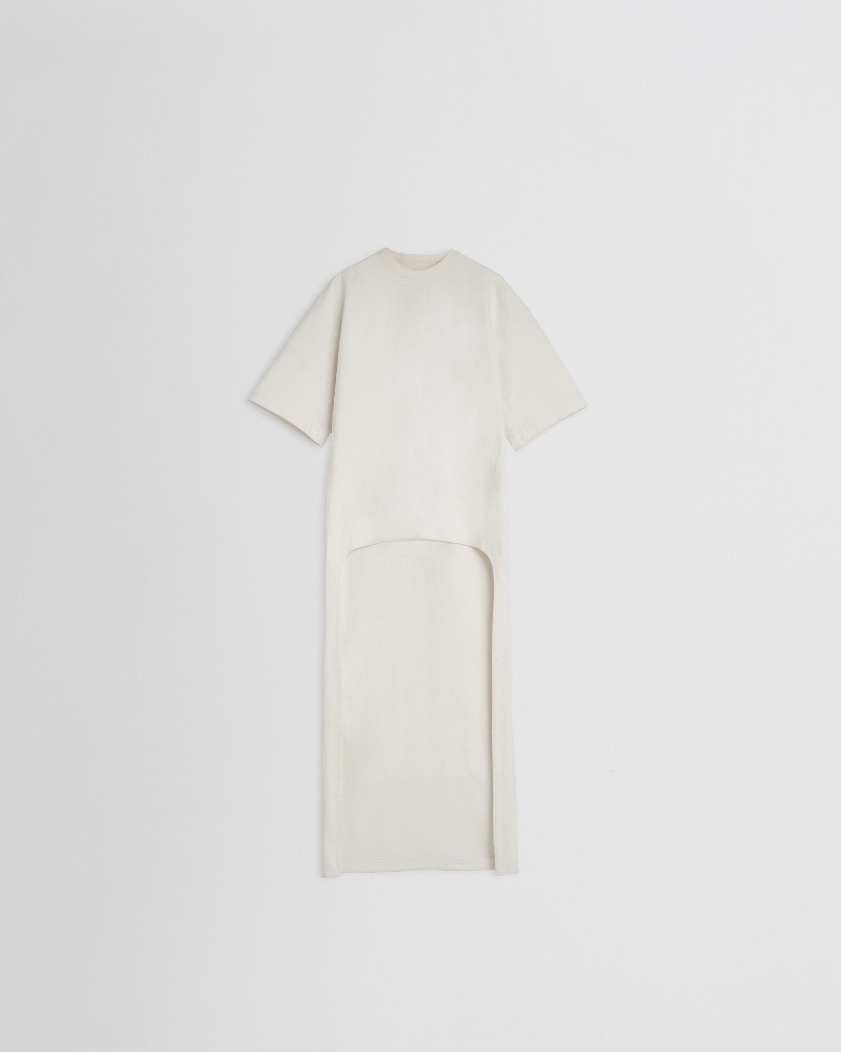 PHOEBE PHILO US | T-SHIRT TRAIN TOP | white jersey