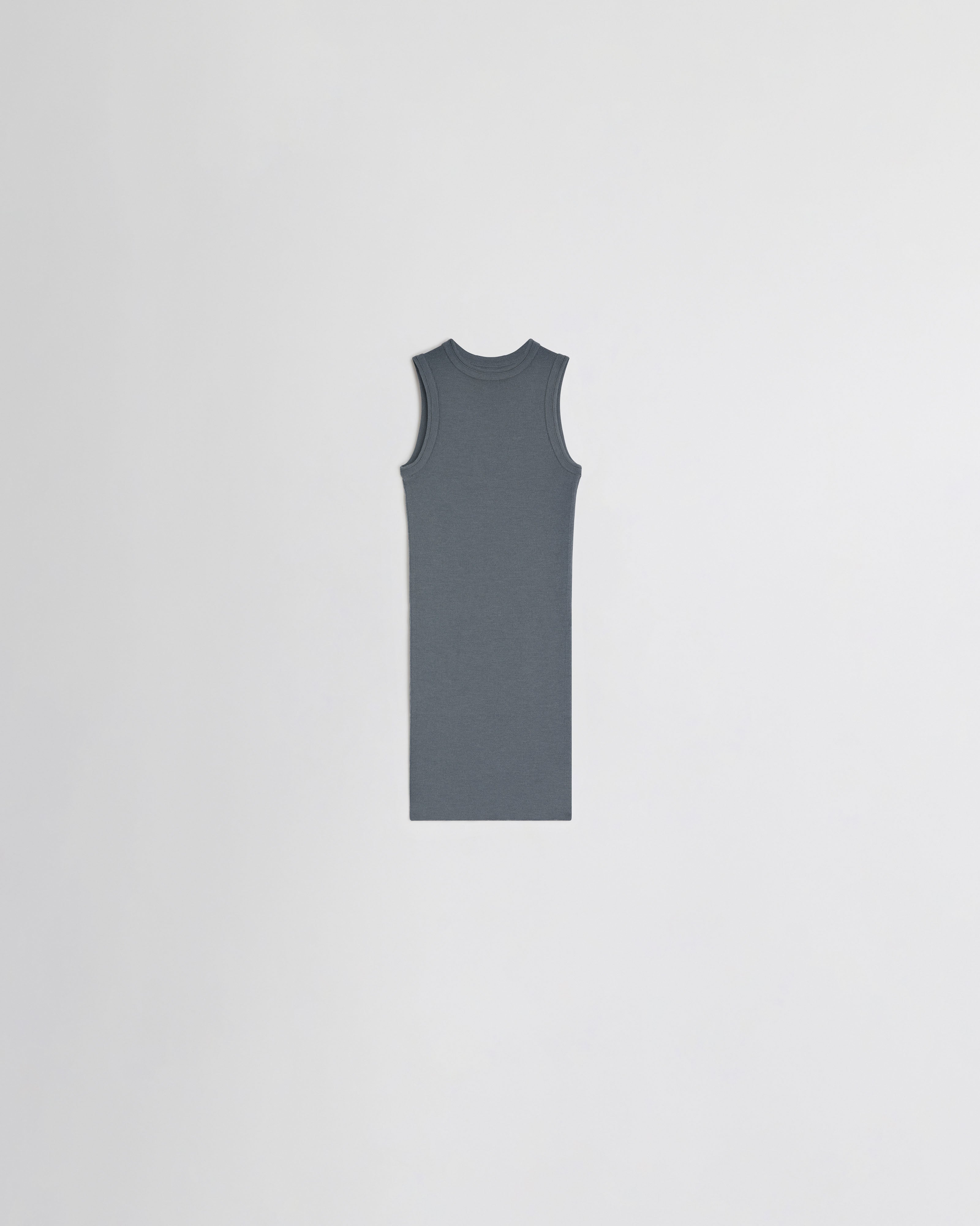 PHOEBE PHILO | RIBBED TANK | grey wool