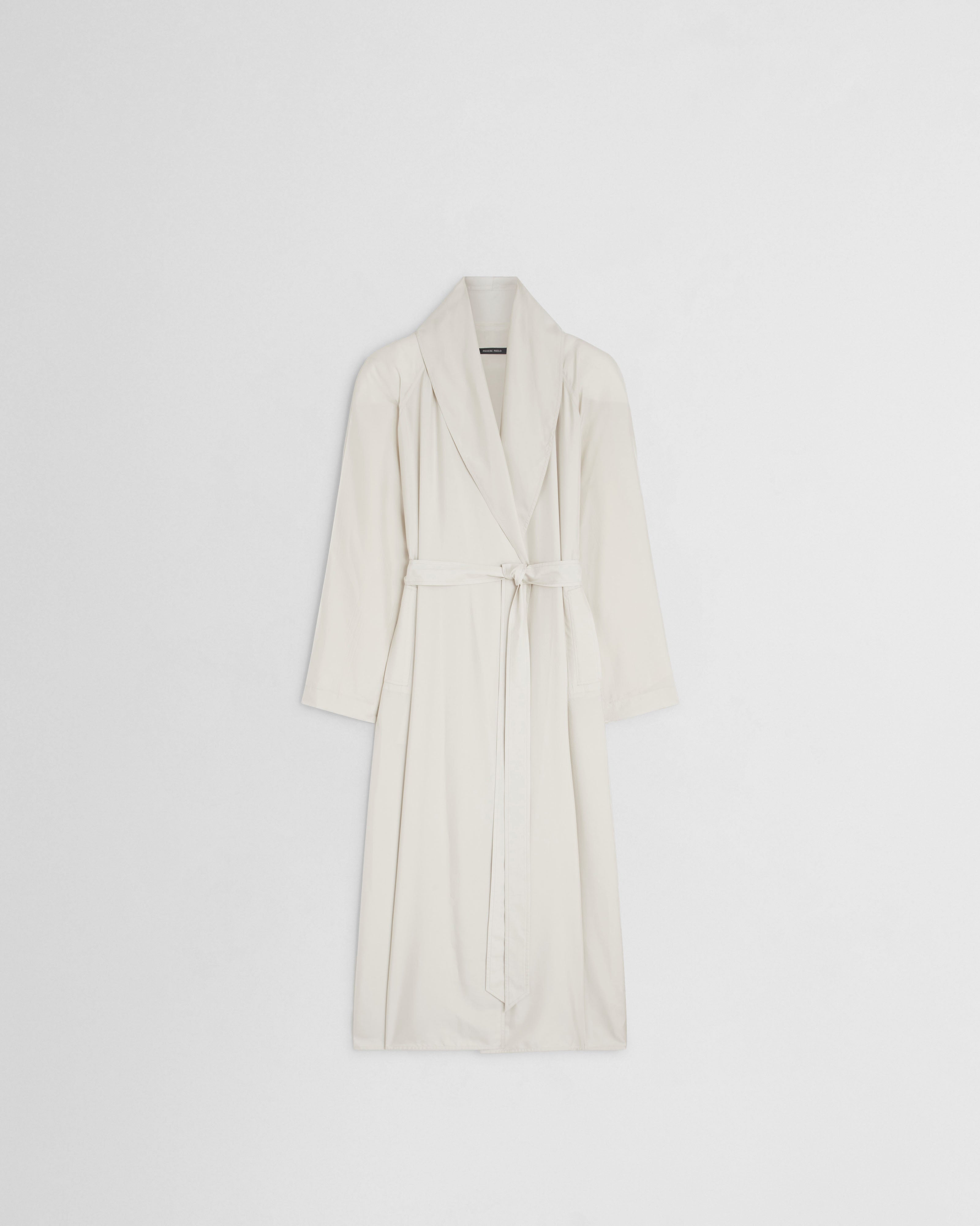 BELTED ROBE DRESS