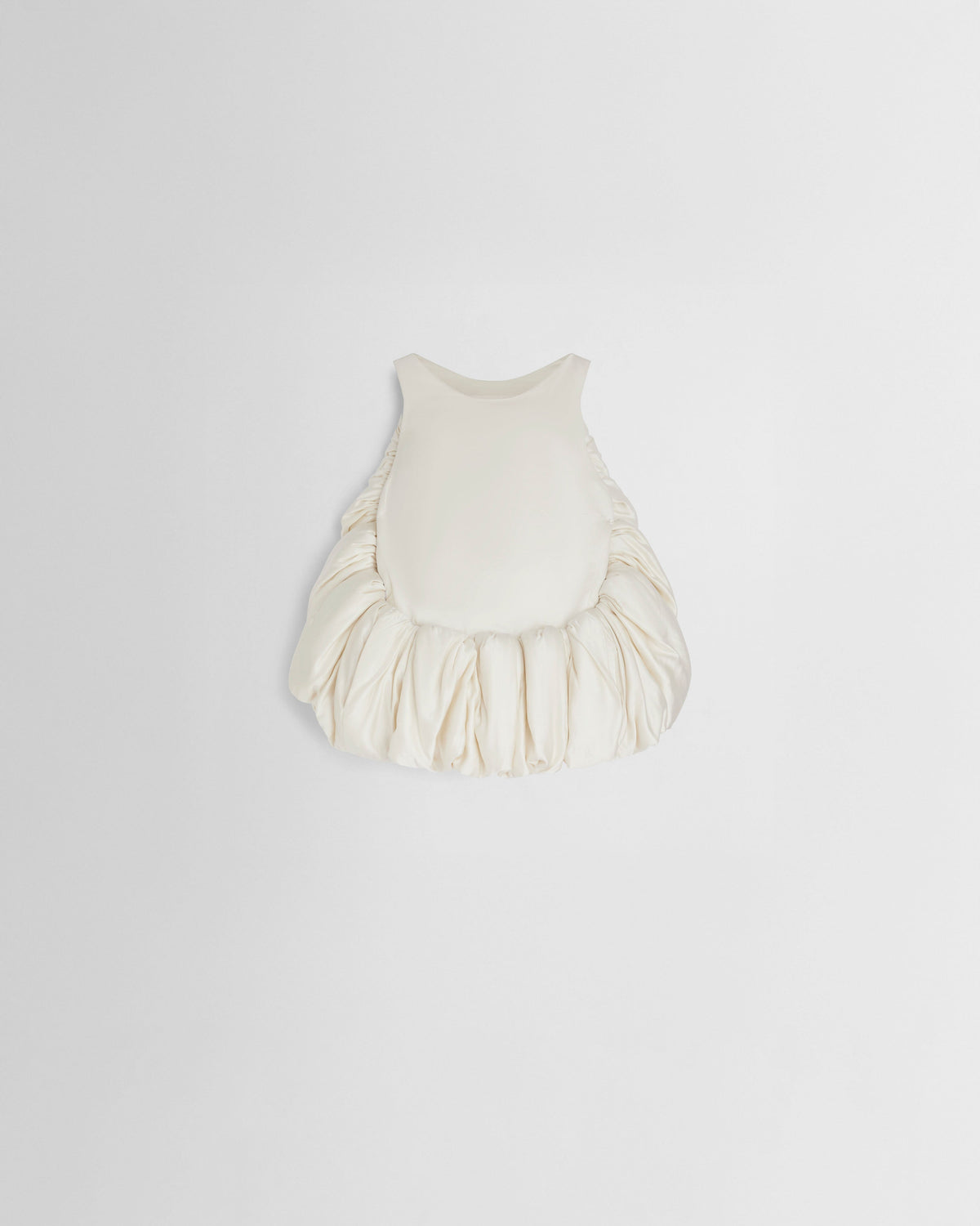 PHOEBE PHILO | SUGAR VEST | VANILLA SILK SATIN