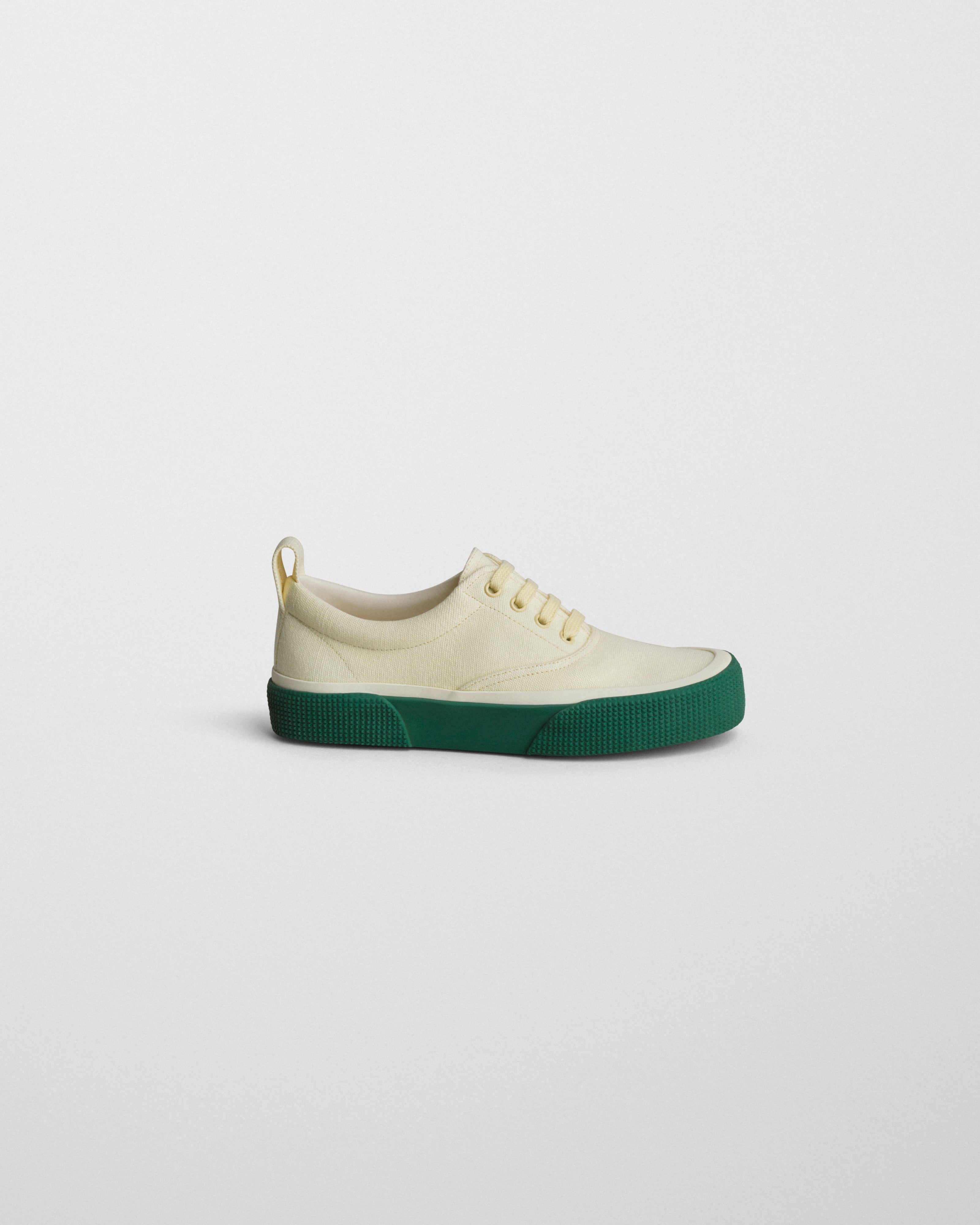 PHOEBE PHILO | PLIMSOLE | SOFT YELLOW CANVAS