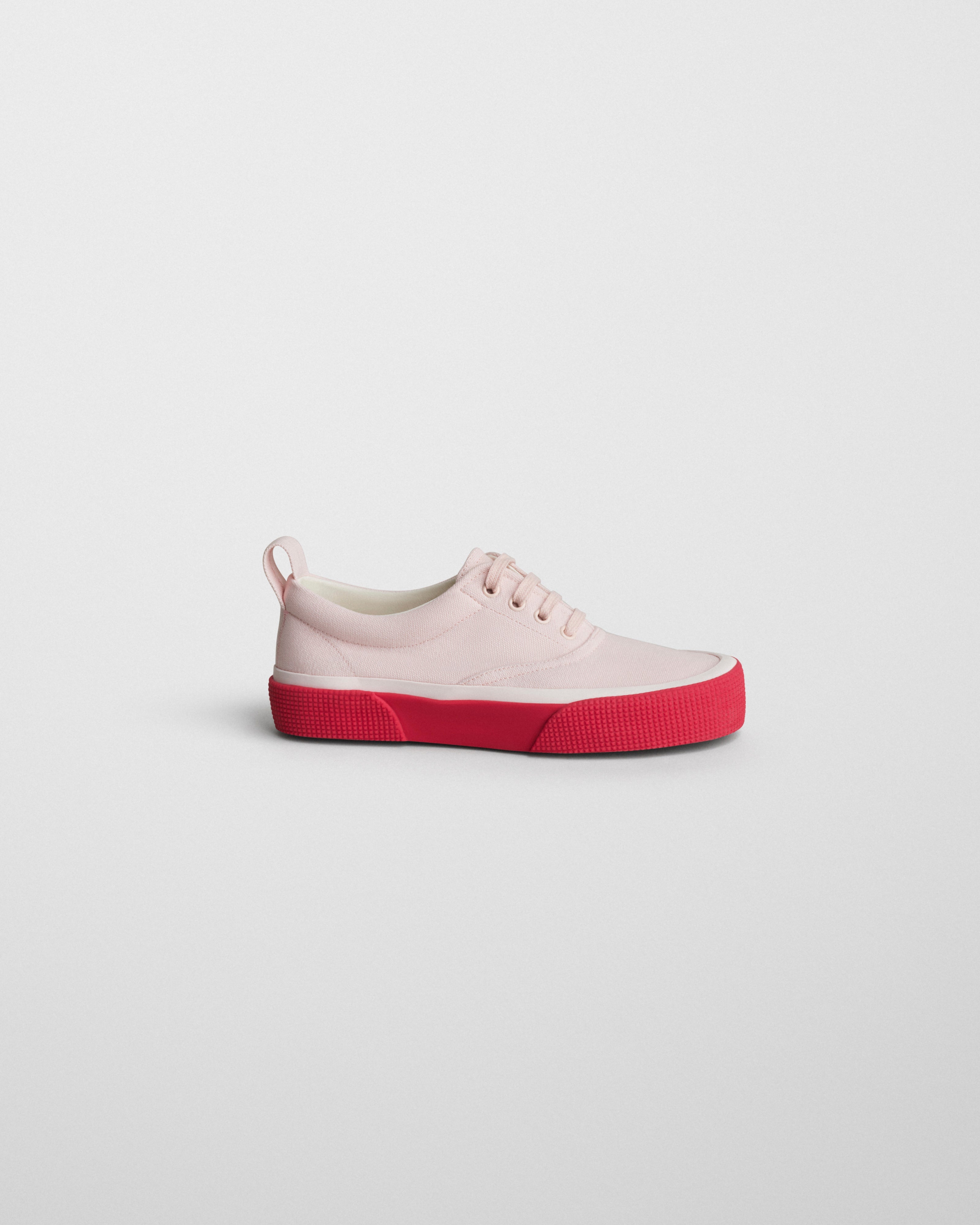 PHOEBE PHILO | PLIMSOLE | soft pink canvas
