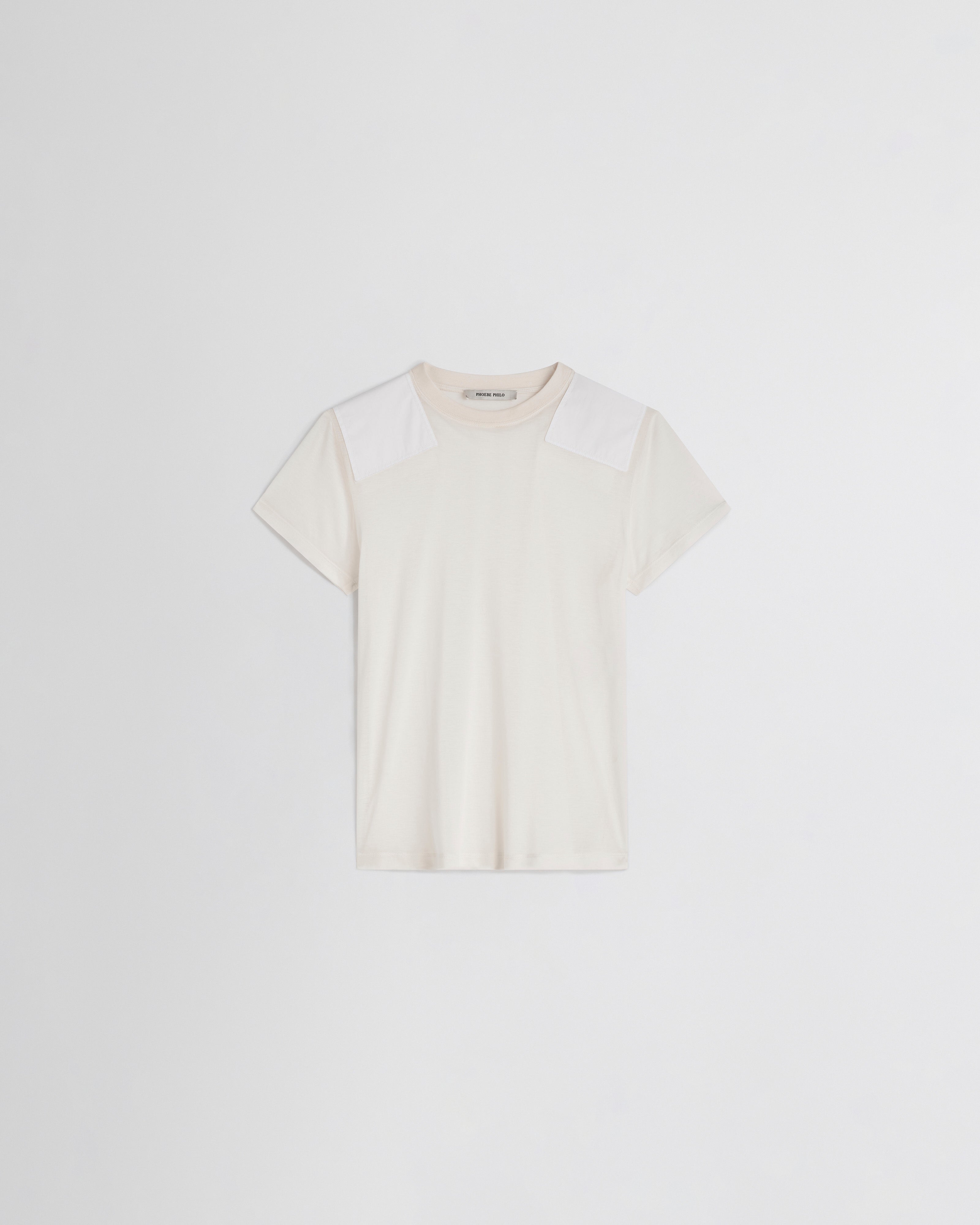 PHOEBE PHILO Tシャツ PHOEBE PHILO US | PATCH T-SHIRT | acid ivory cotton
