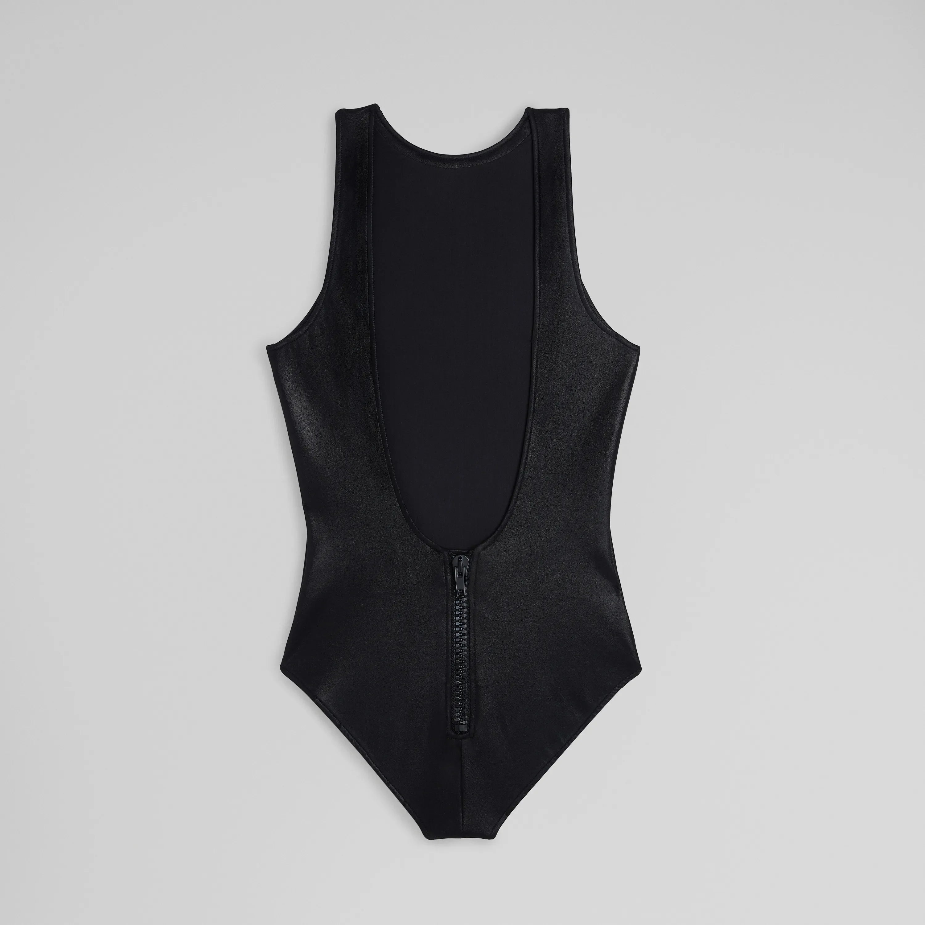 PHOEBE PHILO フィービー ジップ スイムスーツ 水着 ワンピース PHOEBE PHILO | SWIMSUIT WITH BACK ZIP | BLACK POLYAMIDE