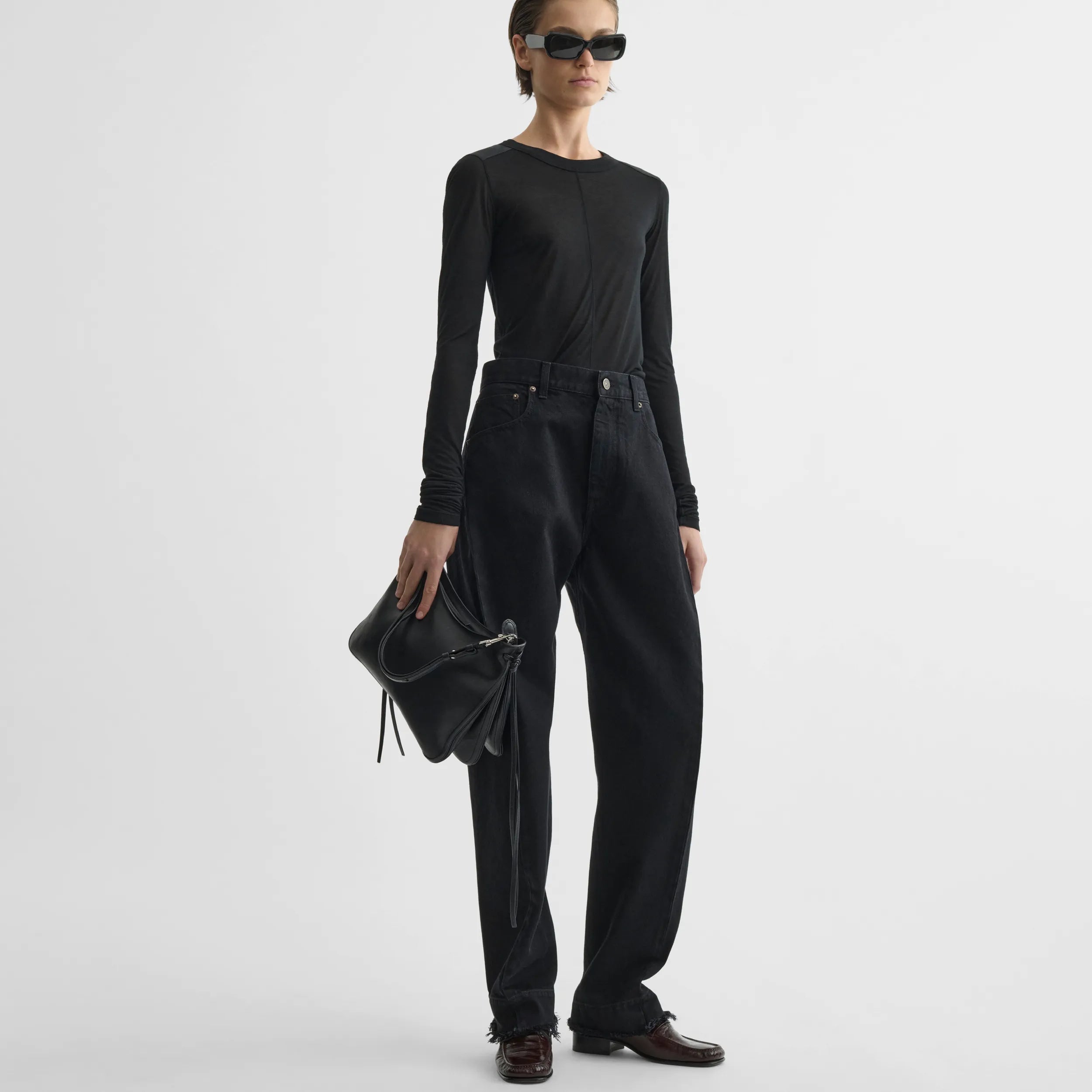 PHOEBE PHILO | GIG BAG | BLACK LEATHER PHOEBE PHILO | GIG BAG | BLACK LEATHER