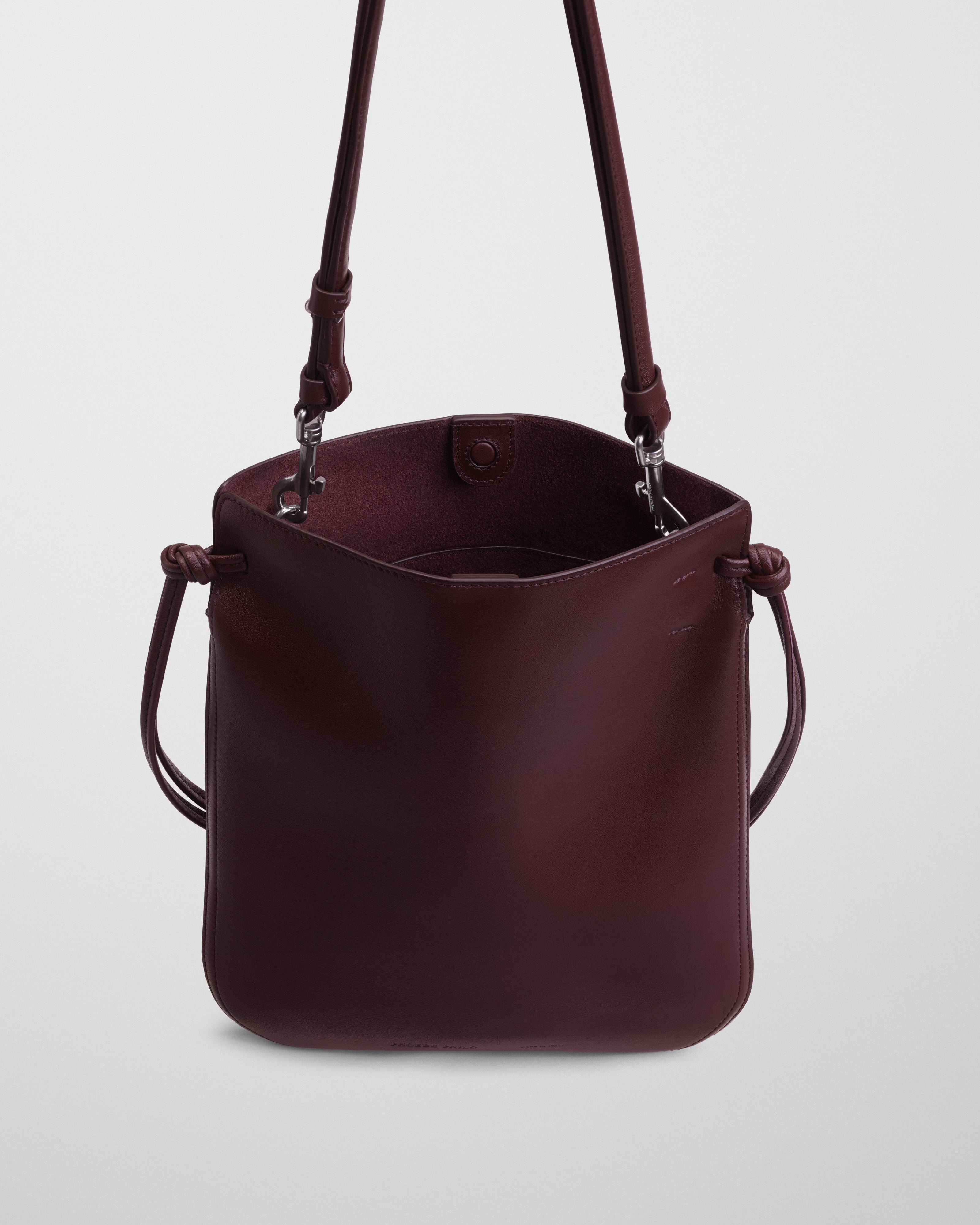 PHOEBE PHILO | GIG POUCH | OXBLOOD LEATHER