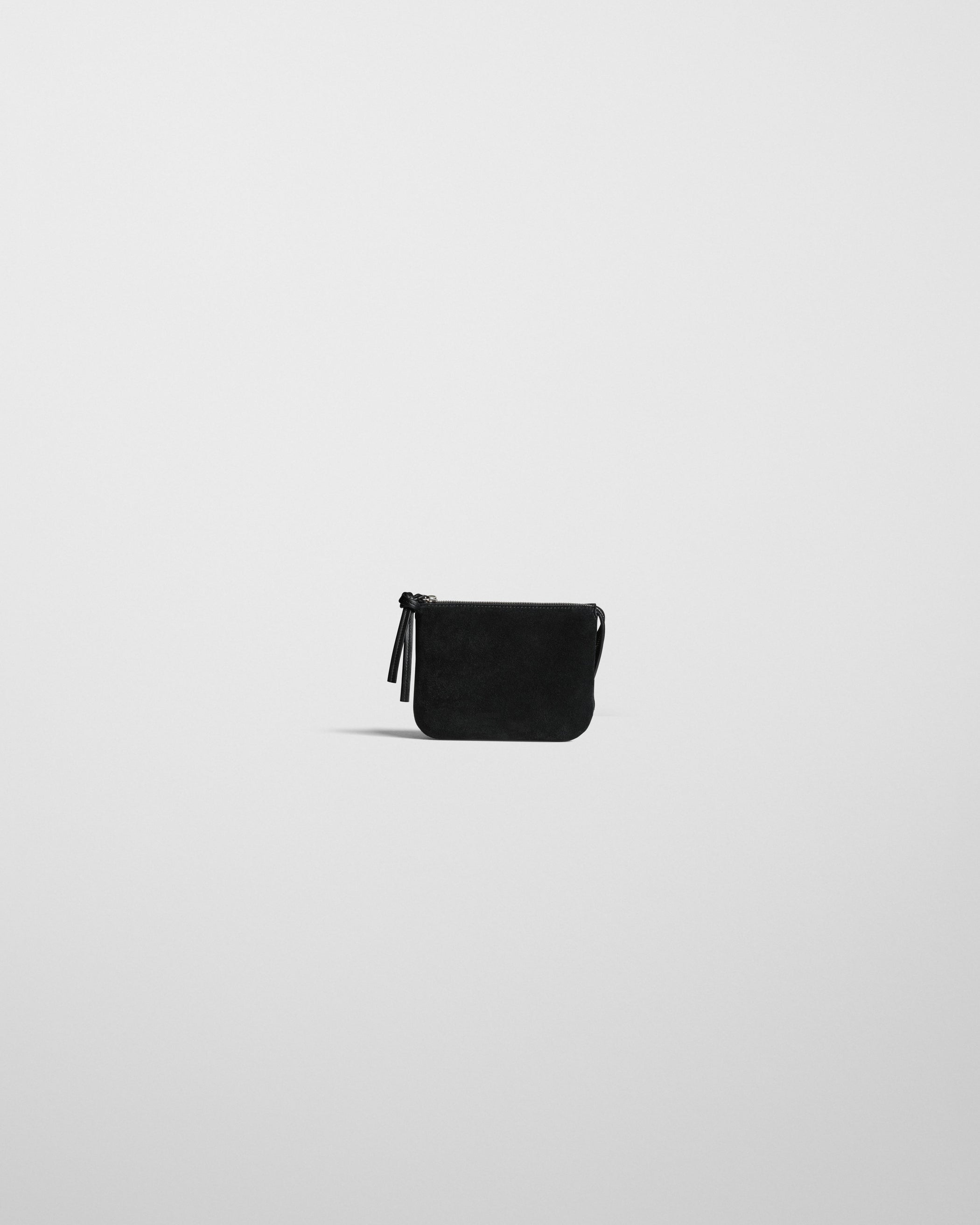 POCKET GIG | black suede leather