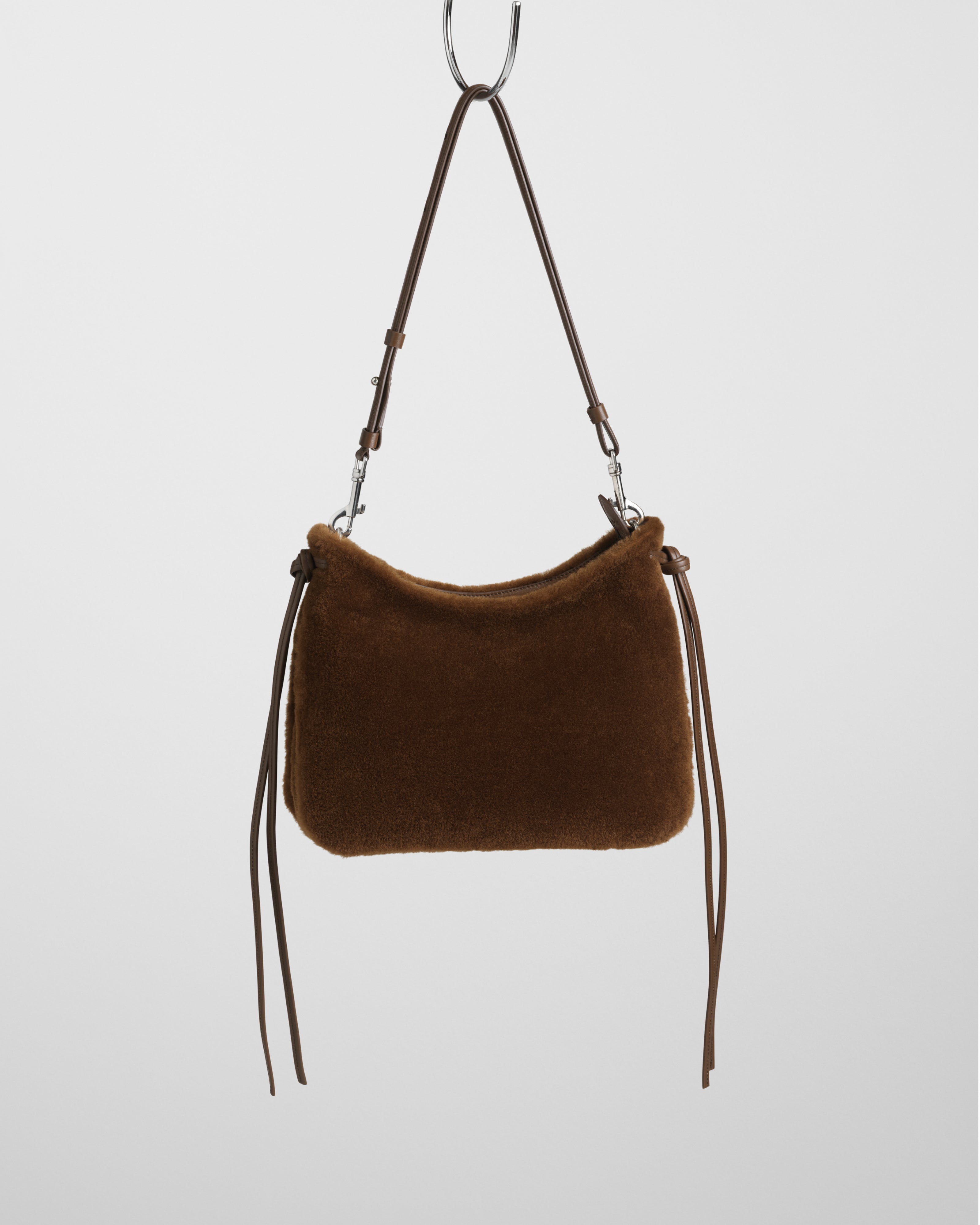 PHOEBE PHILO | SMALL GIG BAG | BLACK LEATHER
