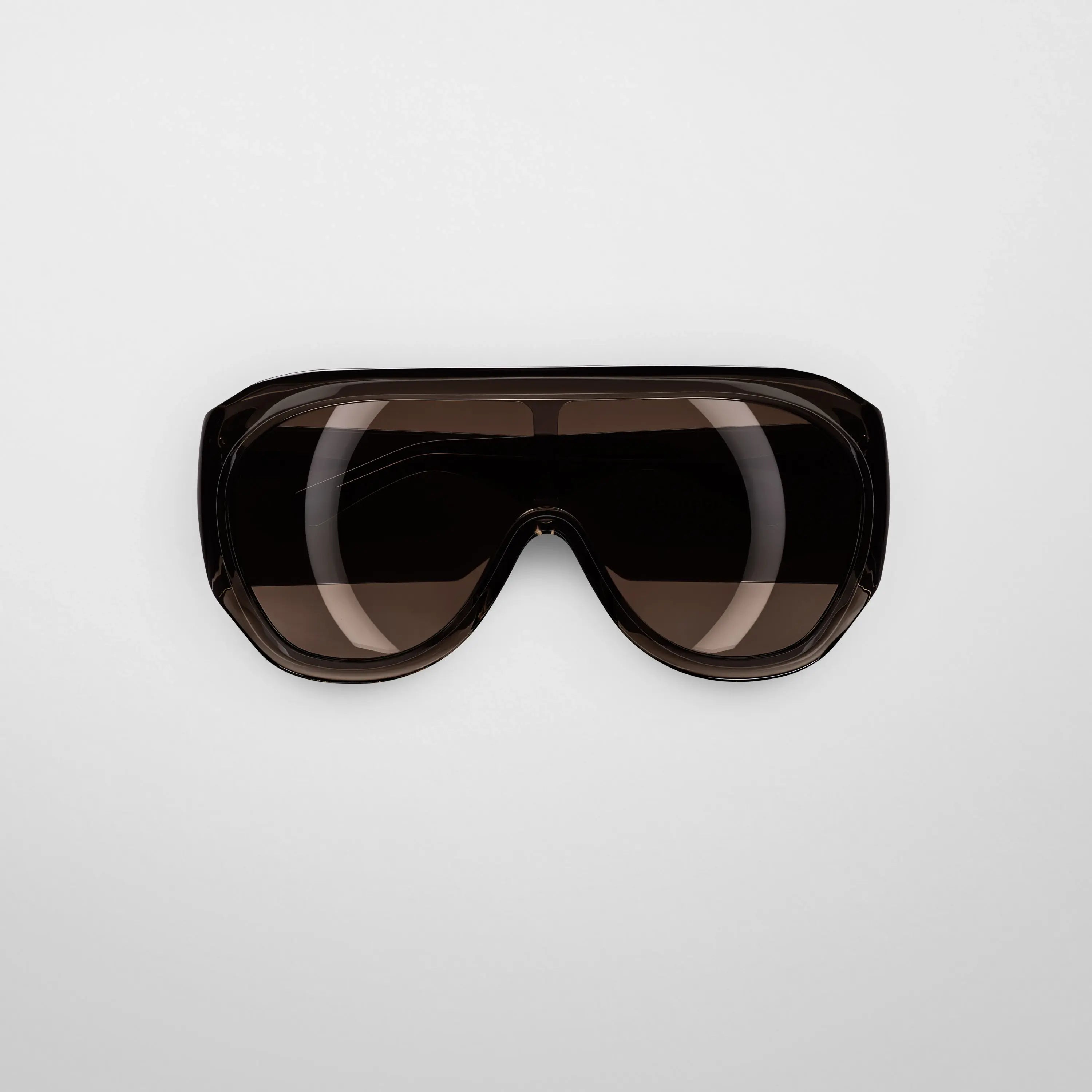 PHOEBE PHILO バンブーサングラス ダークブラウン PHOEBE PHILO | BOMBÉ OVERSIZE FRAME SUNGLASSES | BROWN ACETATE