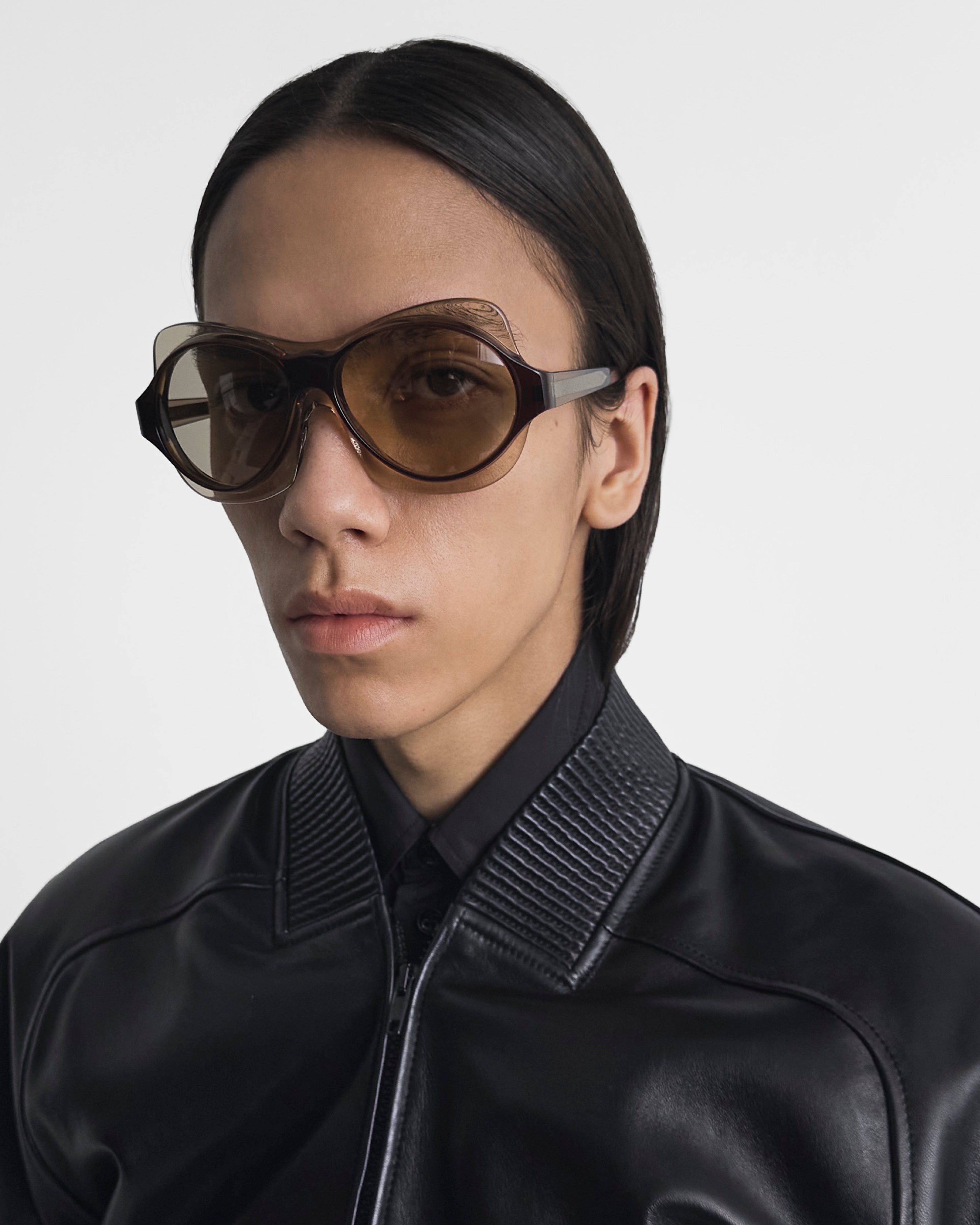 PHOEBE PHILO | COOKIE SUNGLASSES | COGNAC ACETATE