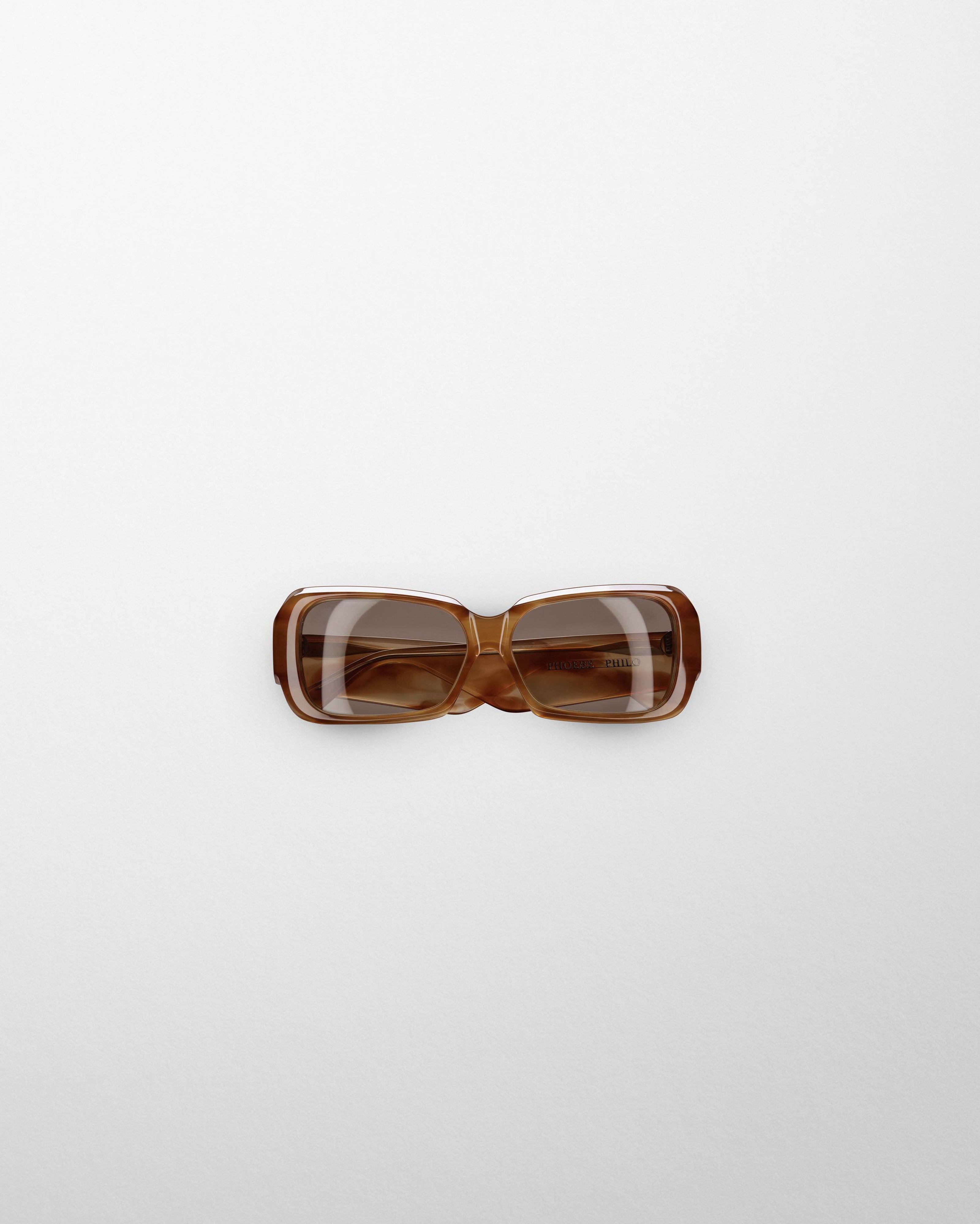 PHOEBE PHILO | SCORE SUNGLASSES | TORTOISESHELL ACETATE