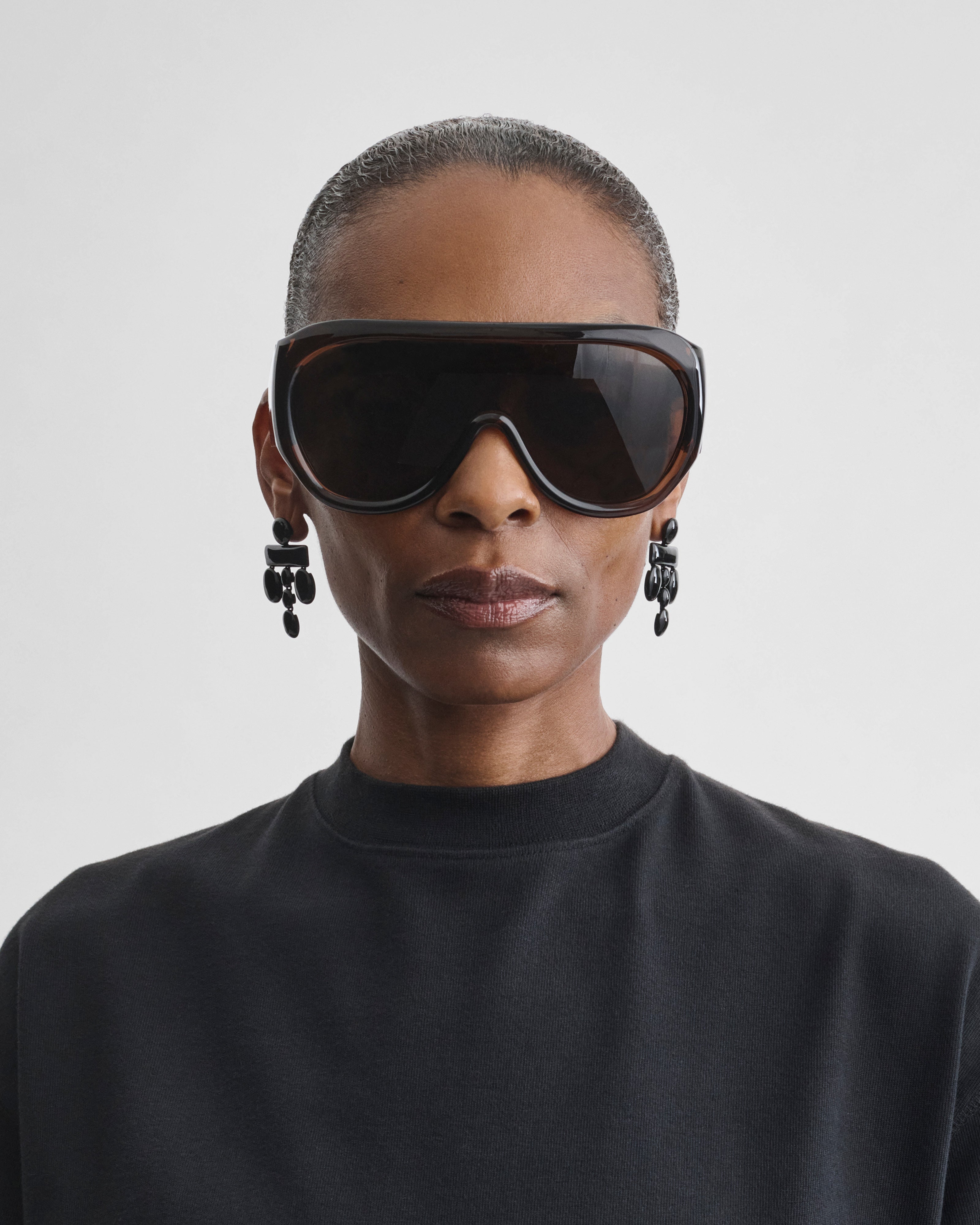 PHOEBE PHILO | BOMBÉ SUNGLASSES | BROWN ACETATE