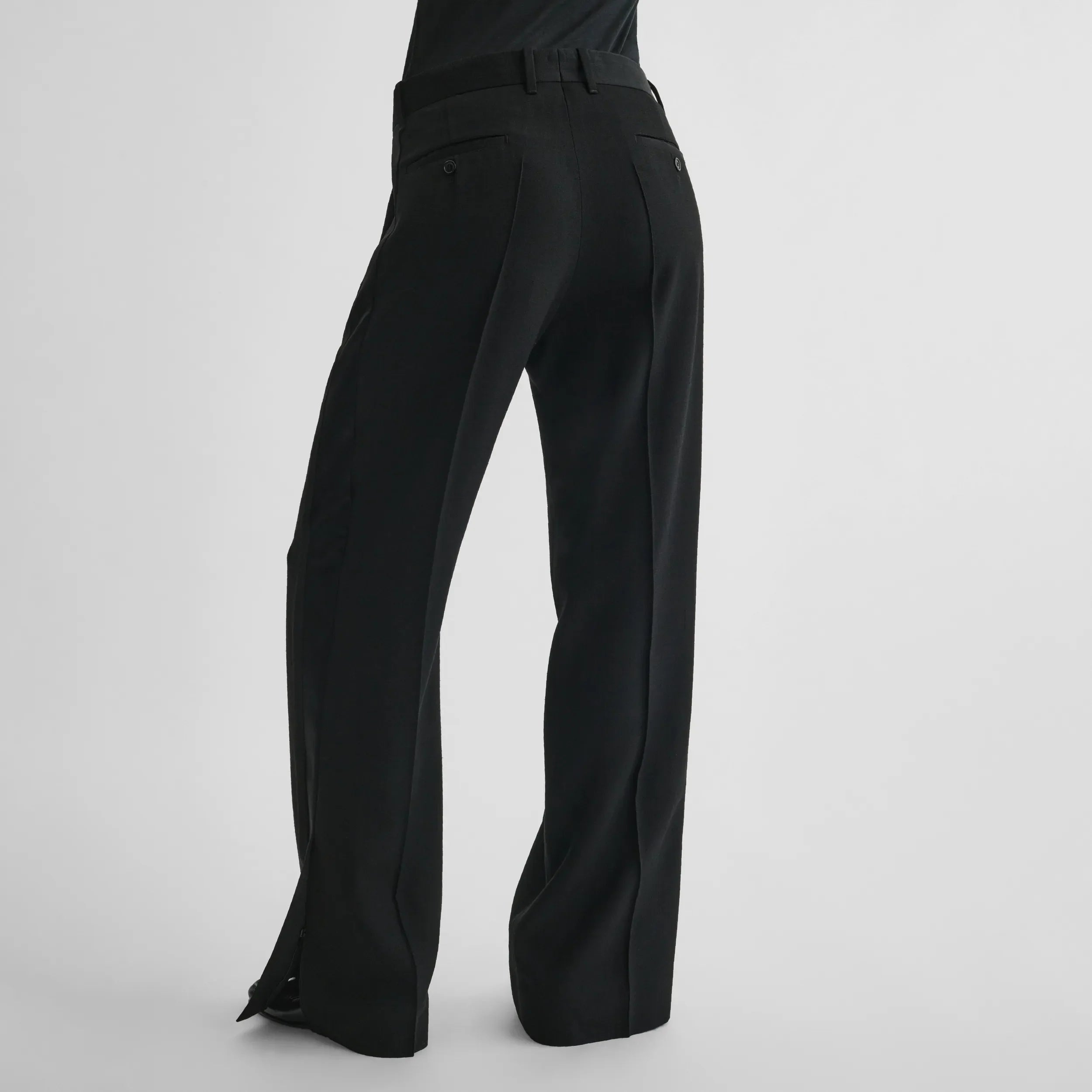 PHOEBE PHILO | TUX TROUSERS | BLACK VISCOSE PHOEBE PHILO | TUX TROUSERS | BLACK VISCOSE