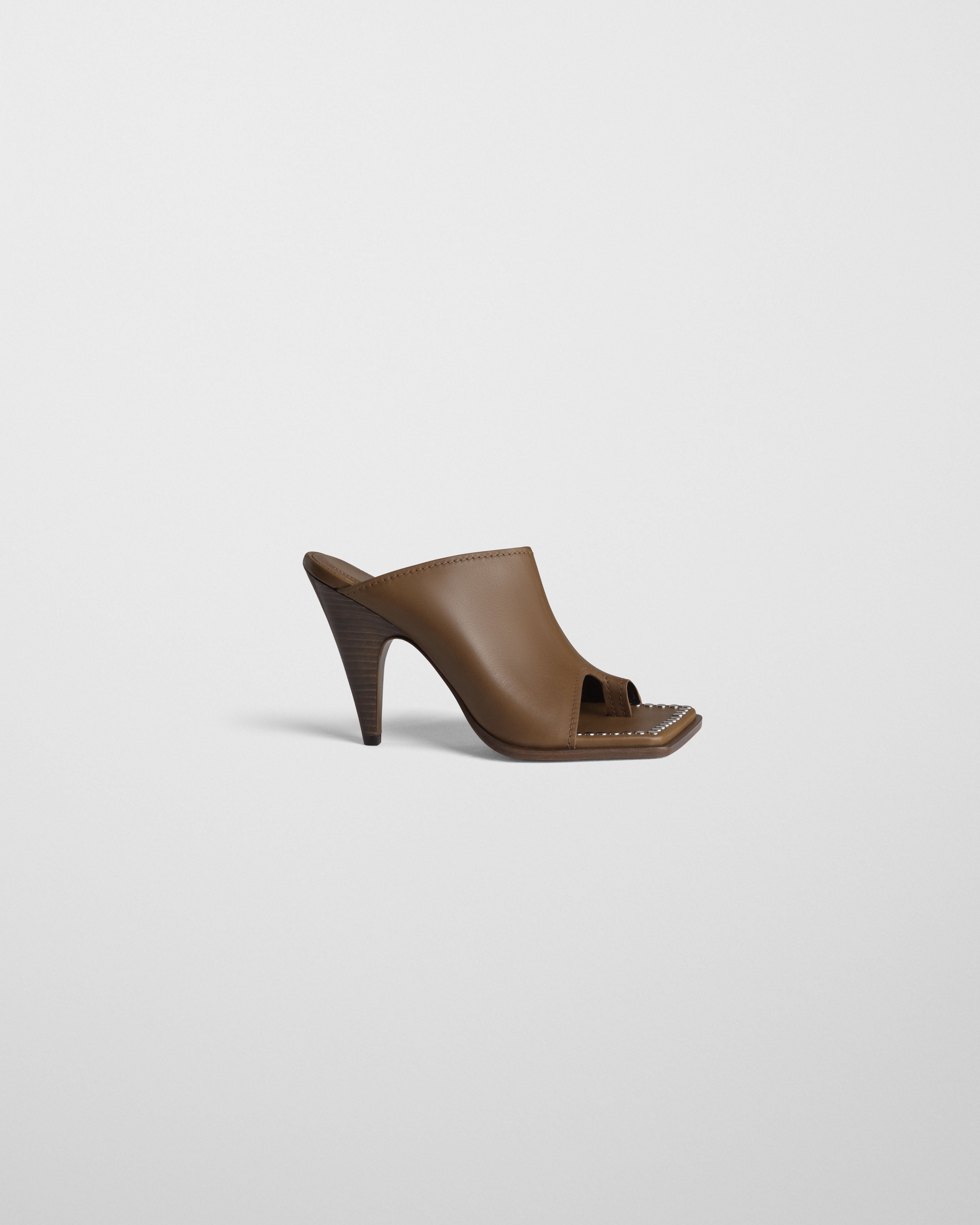 PHOEBE PHILO | BOLO MULE | oxblood leather