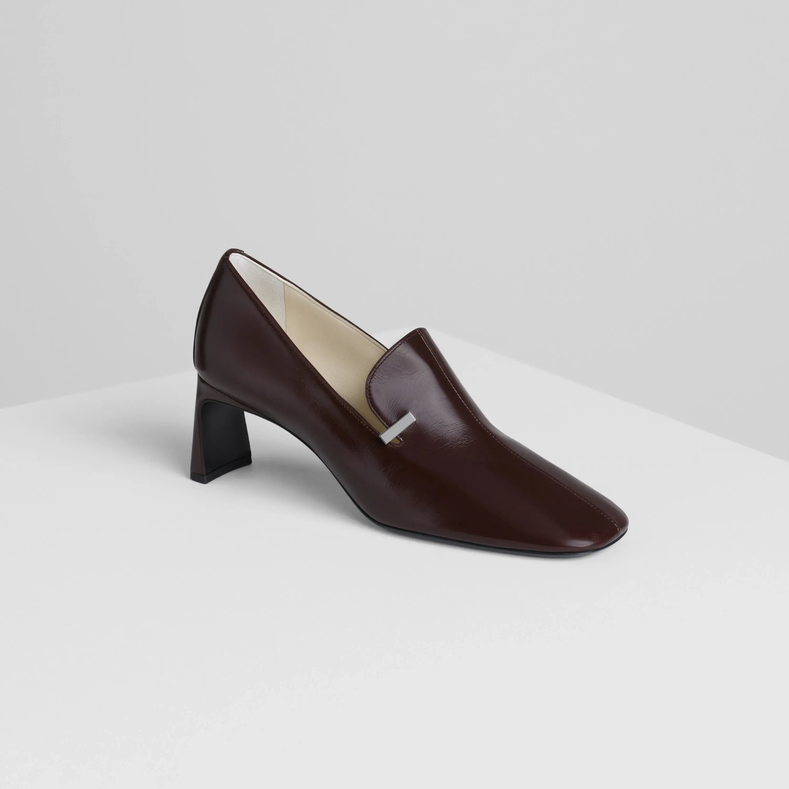 PHOEBE PHILO | CLUB LOAFER 60 | OXBLOOD SHINY LEATHER