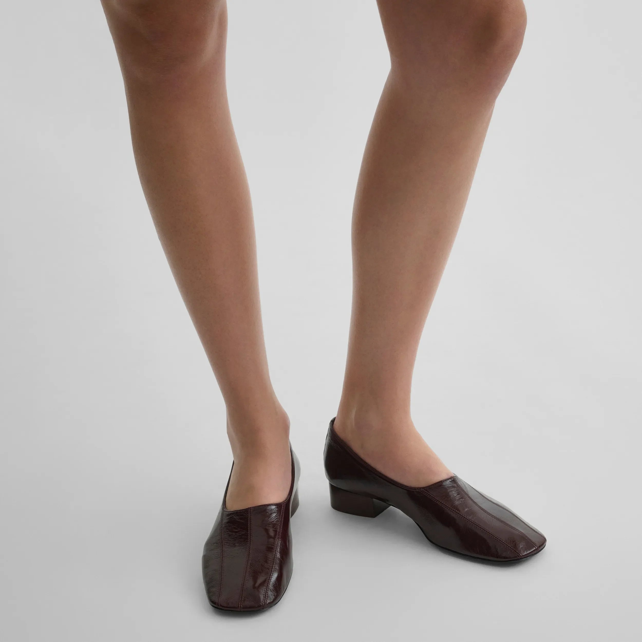 PHOEBE PHILO | CLUB SLIPPER | OXBLOOD SHINY LEATHER