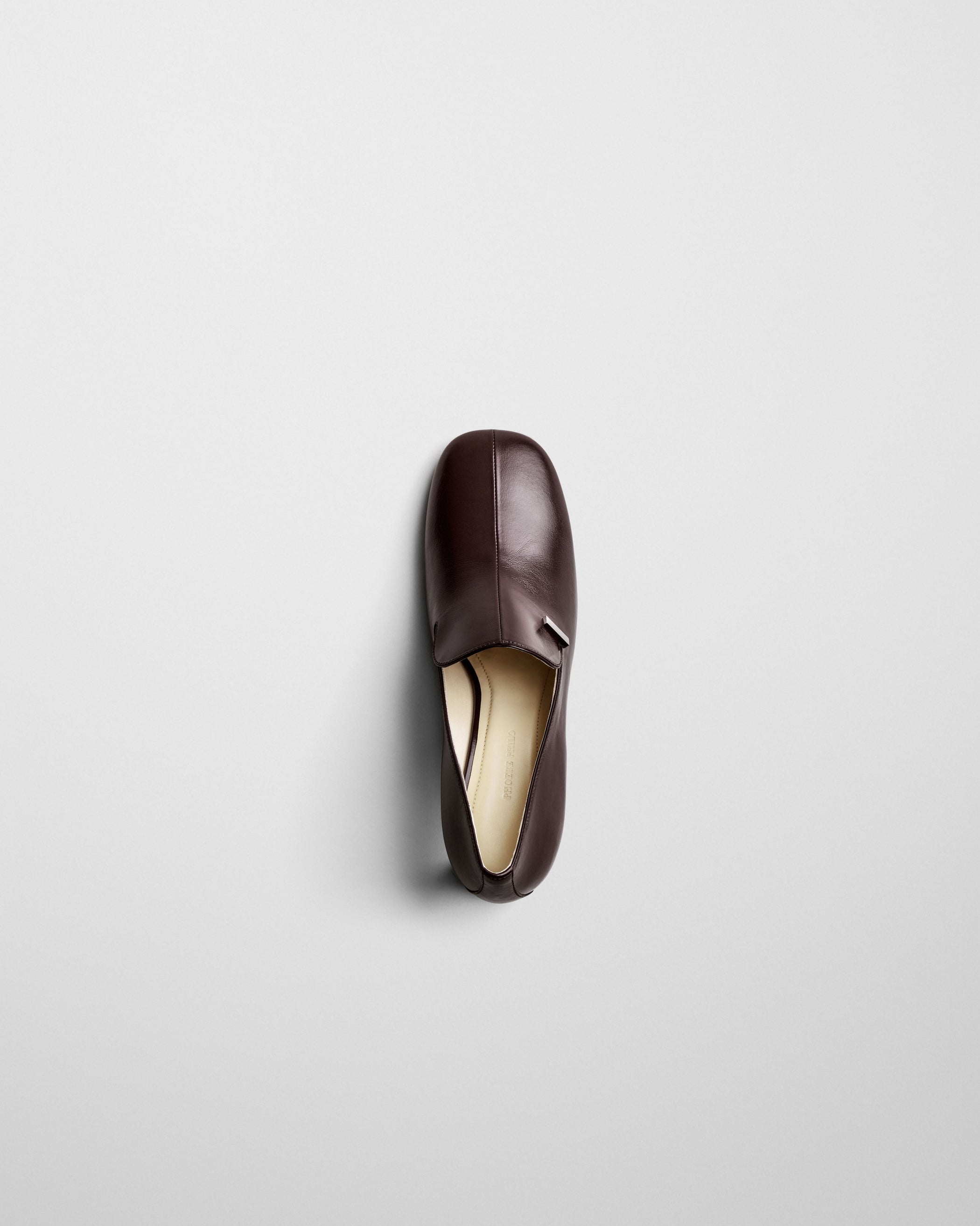 View of CLUB LOAFER 60 in oxblood leather
