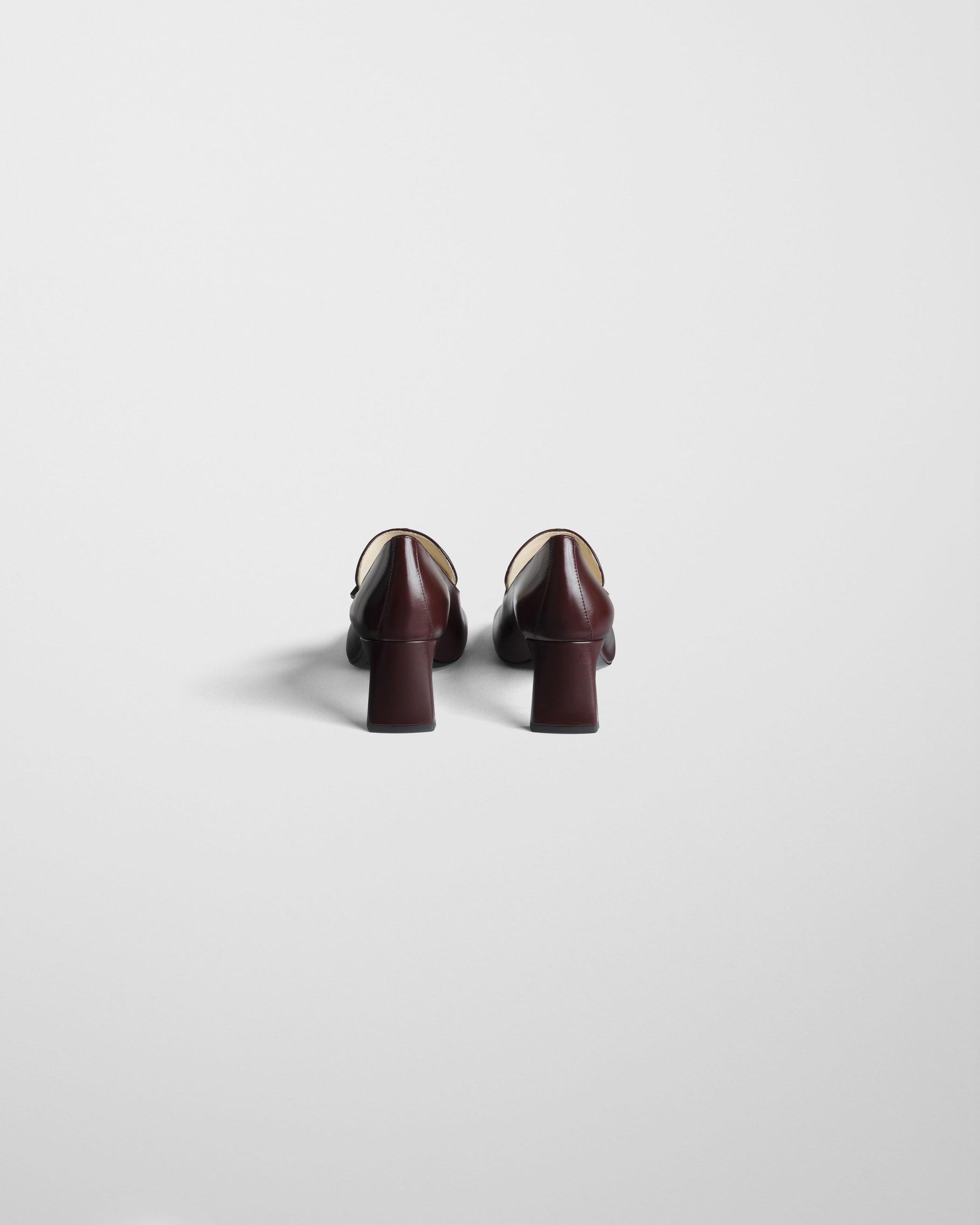 View of CLUB LOAFER 60 in oxblood leather