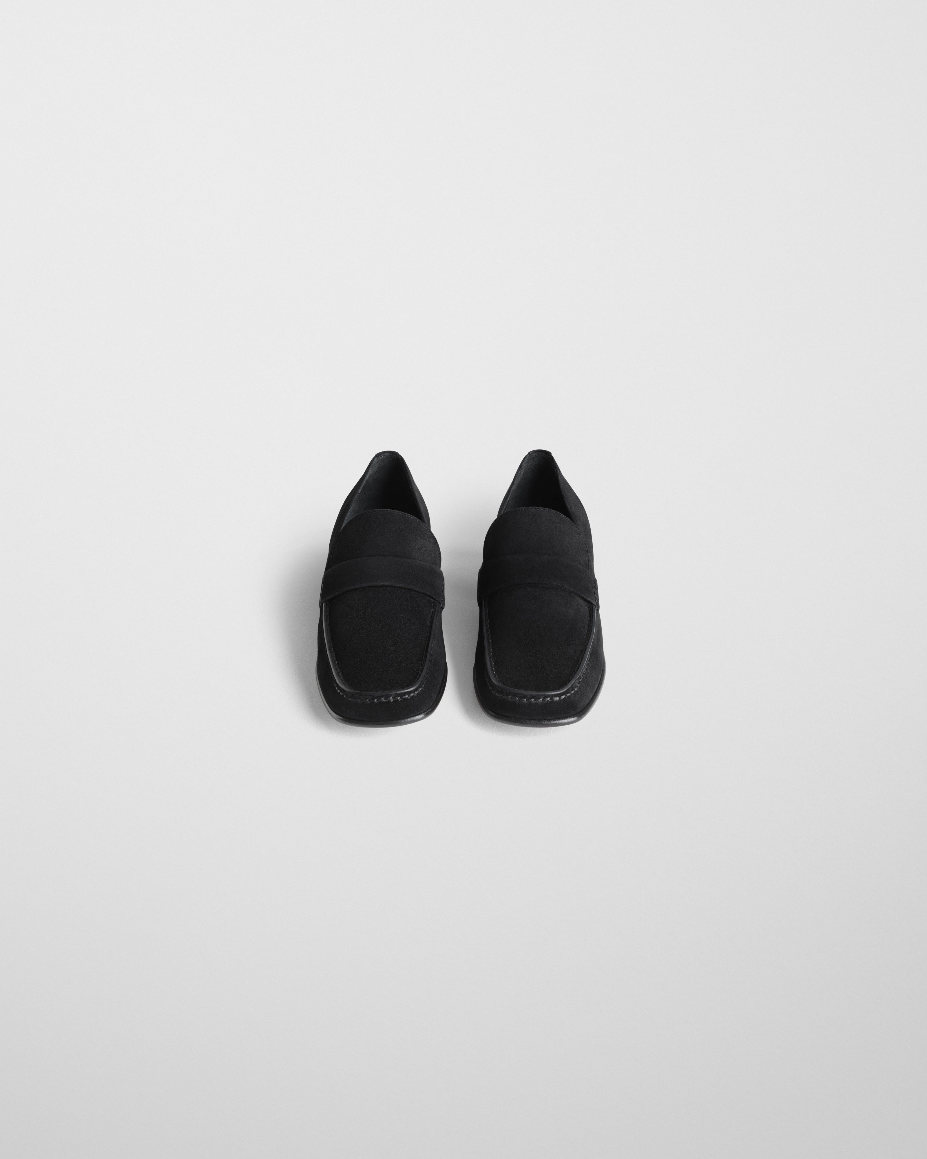 PHOEBE PHILO US | MAN'S LOAFER | black suede leather