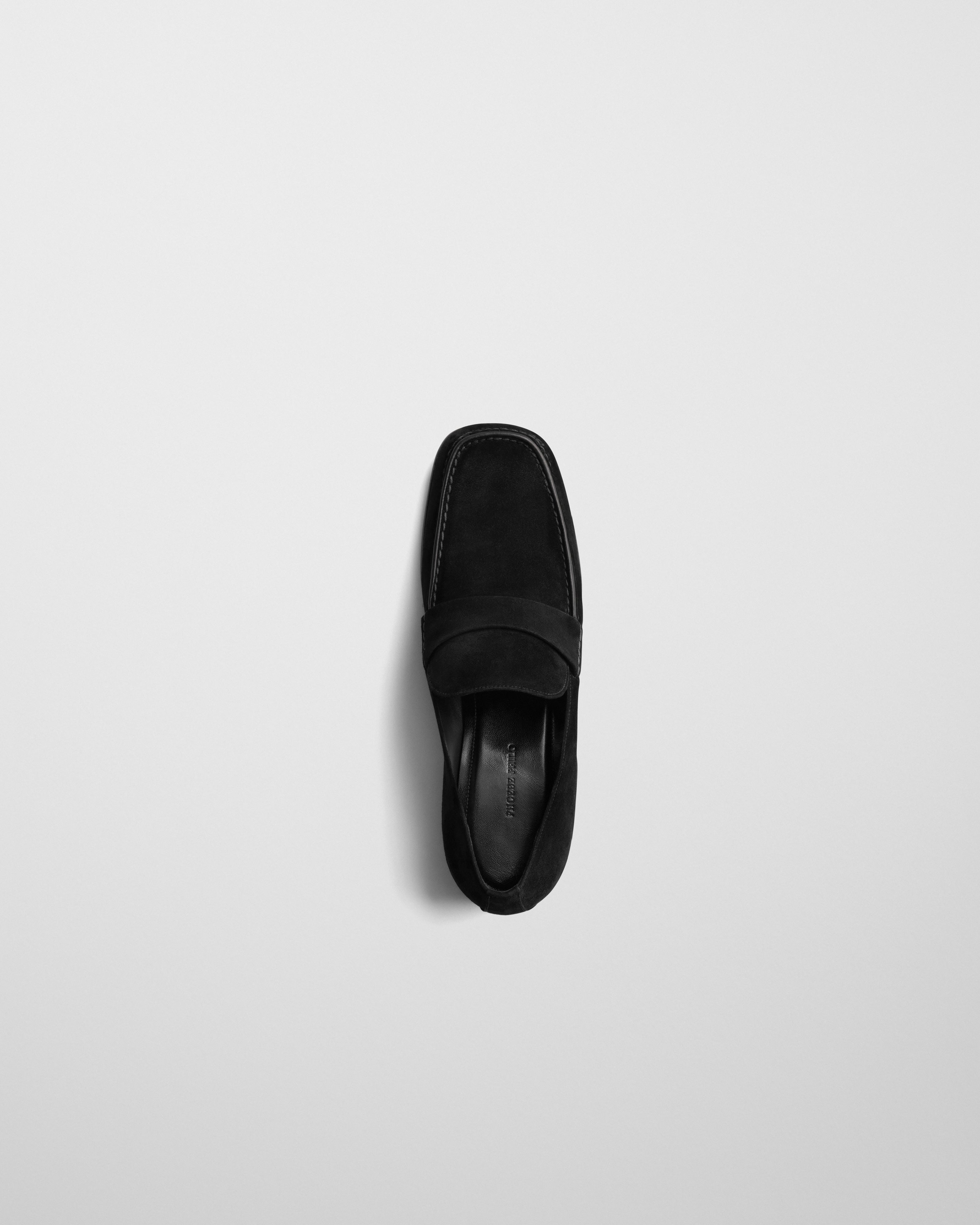 PHOEBE PHILO US | MAN'S LOAFER | black suede leather
