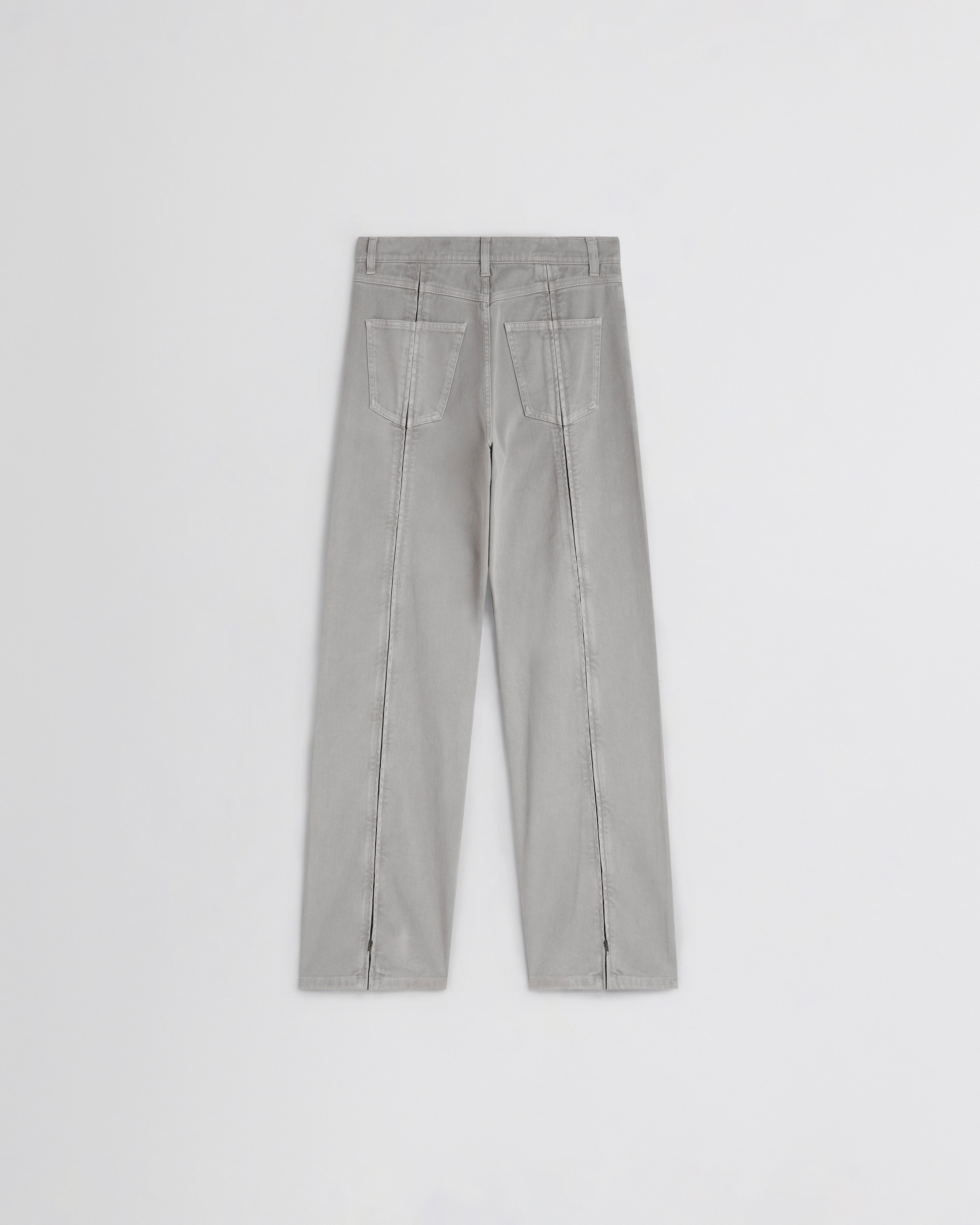 ほぼ未使用　フィアオブゴッド　Ankle Slim Zip Jeans PHOEBE PHILO | ZIP JEANS | ASH GREY COTTON