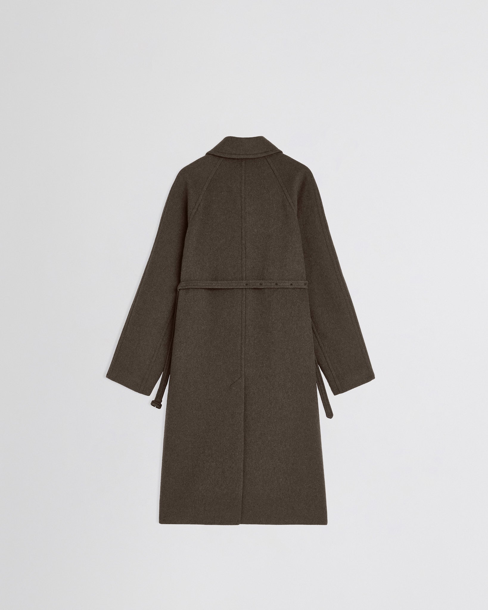 K*i様 the phos 25summer half sleeve coat PHOEBE PHILO | CURVE SHOULDER COAT | brown cashmere