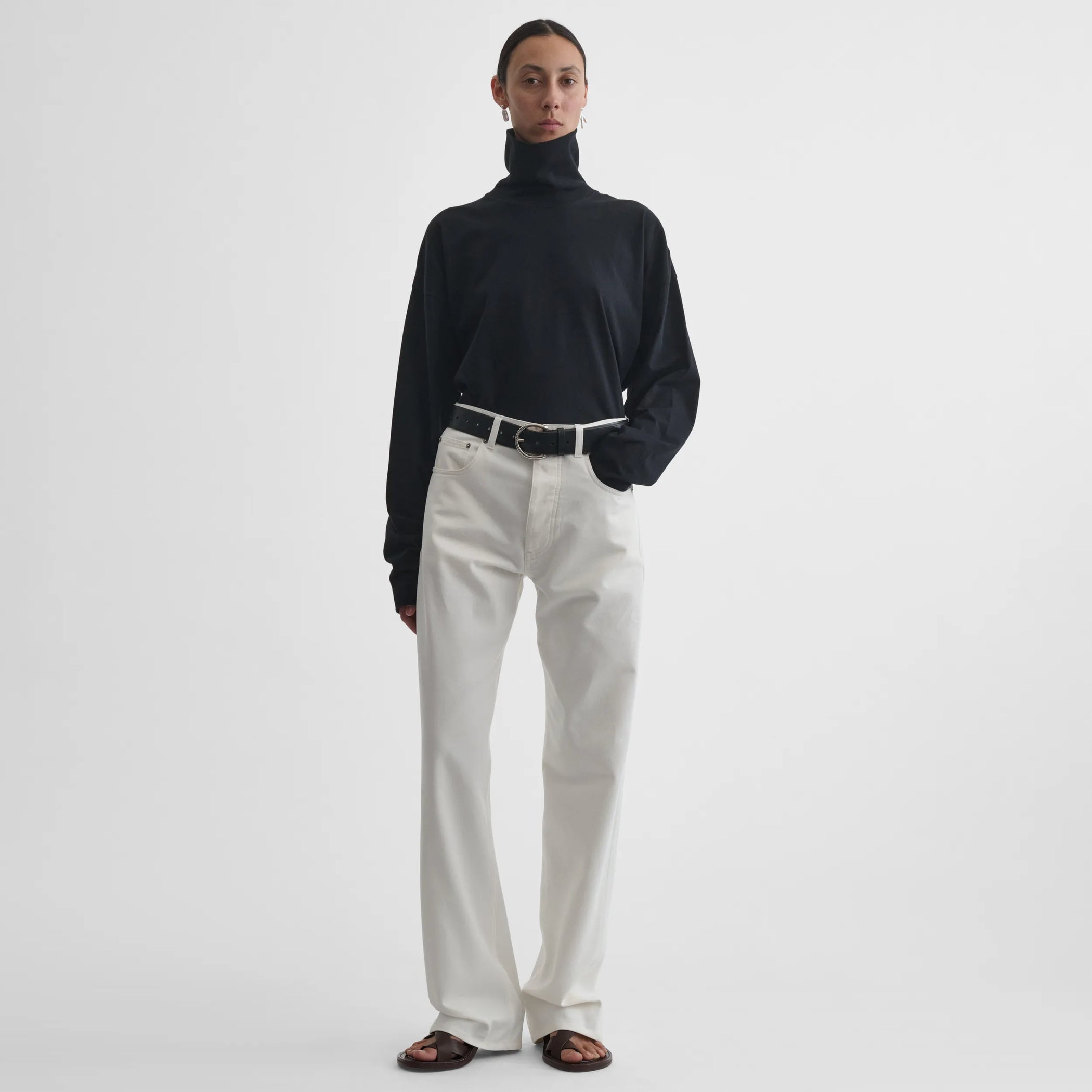 海外希少【PHOEBE PHILO】クラシックジーンズ ホワイト PHOEBE PHILO | CLASSIC JEANS | PLASTER WHITE COTTON