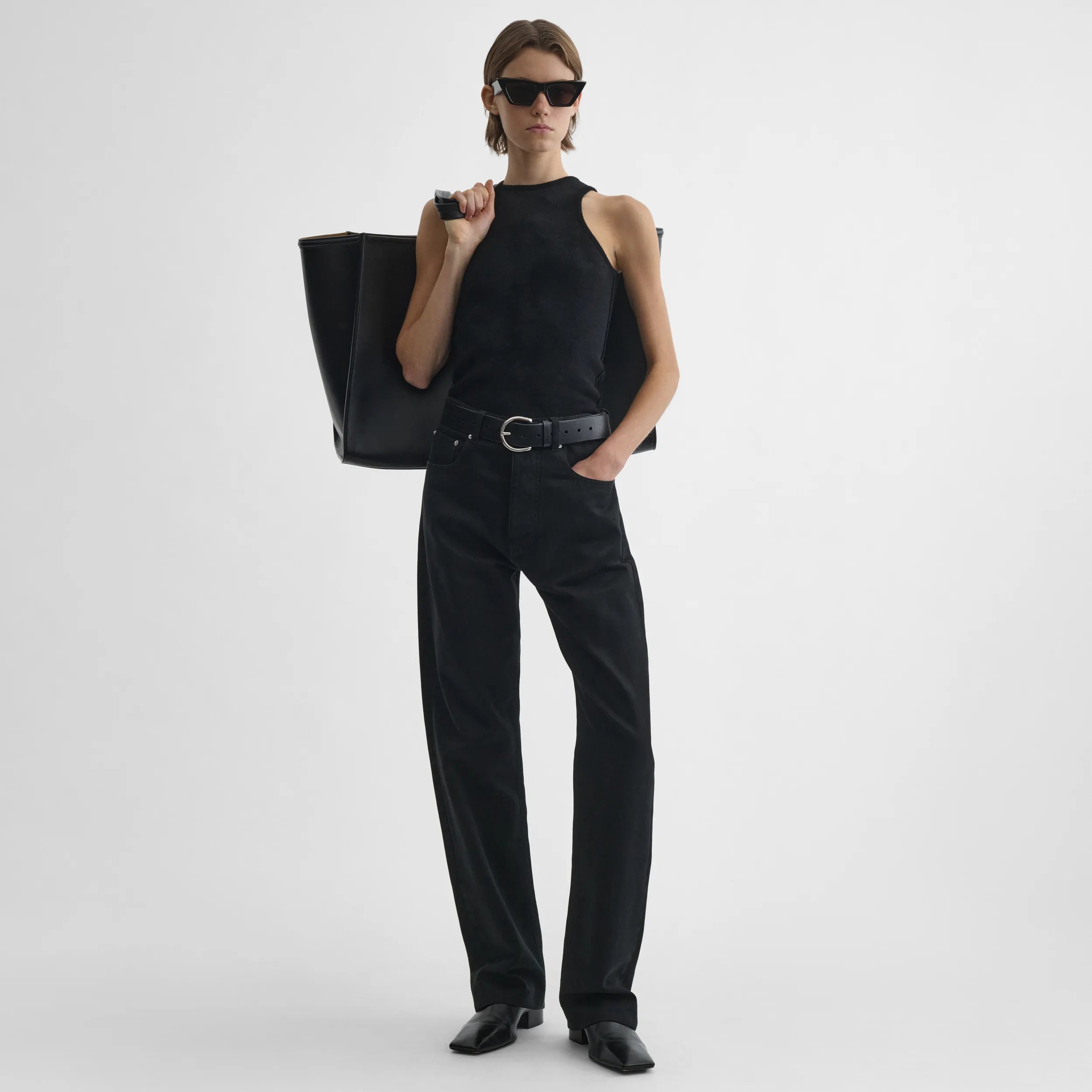 PHOEBE PHILO ブラックのテーラードパンツ PHOEBE PHILO | MILANESE TROUSERS | BLACK WOOL