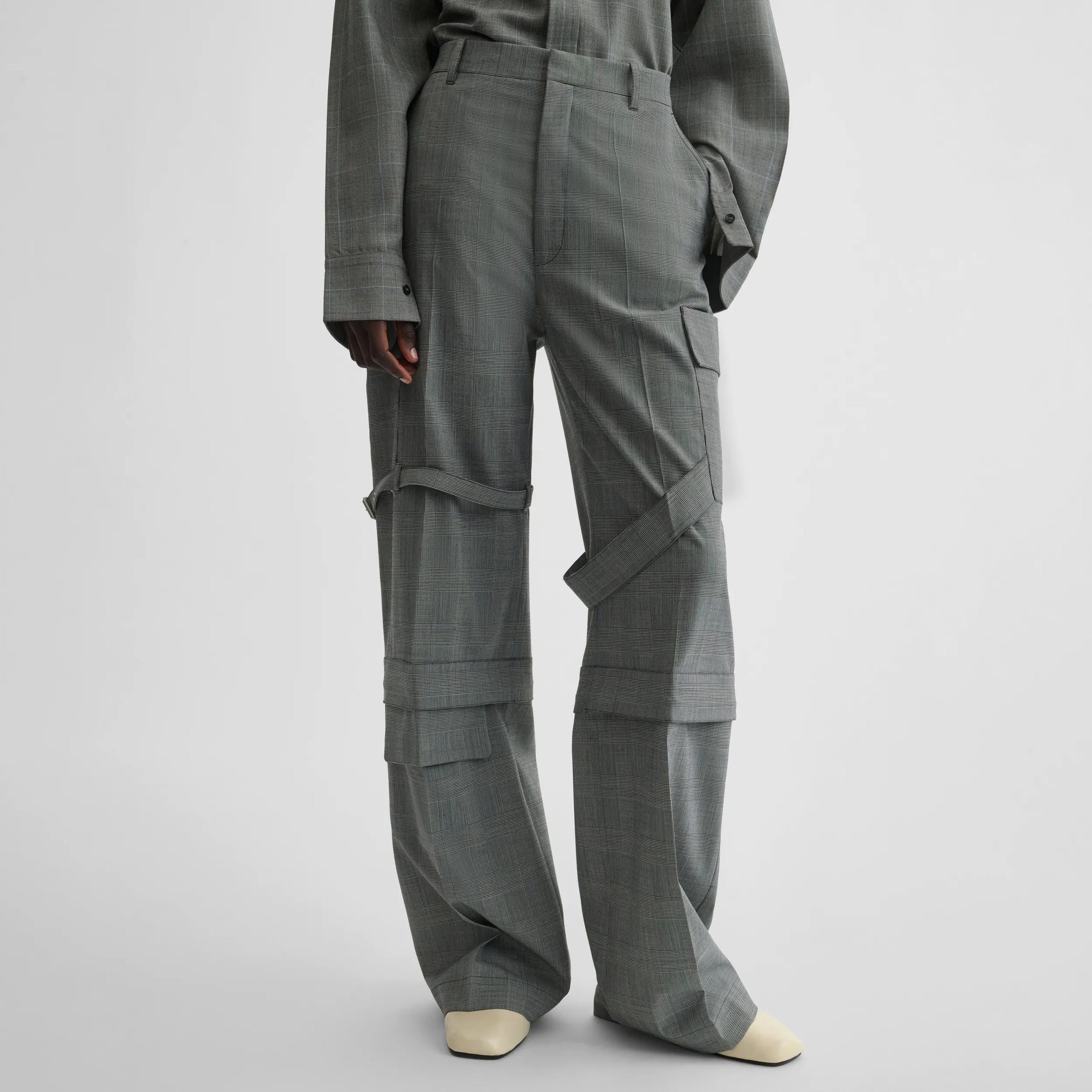 【PHOEBE PHILO】ウール イージーストレート プリーツパンツ PHOEBE PHILO | TROUSERS