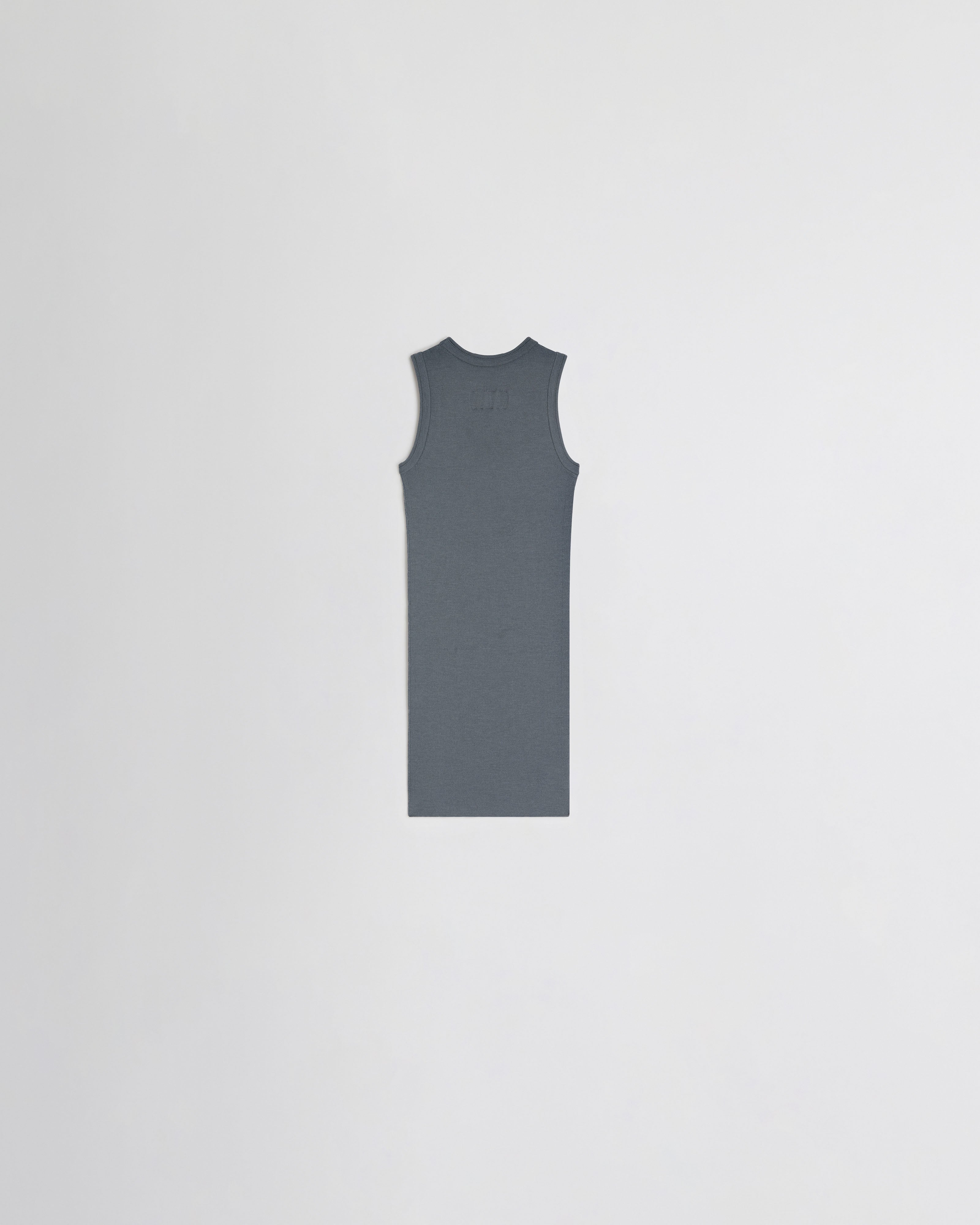 PHOEBE PHILO US | RIBBED TANK | grey wool