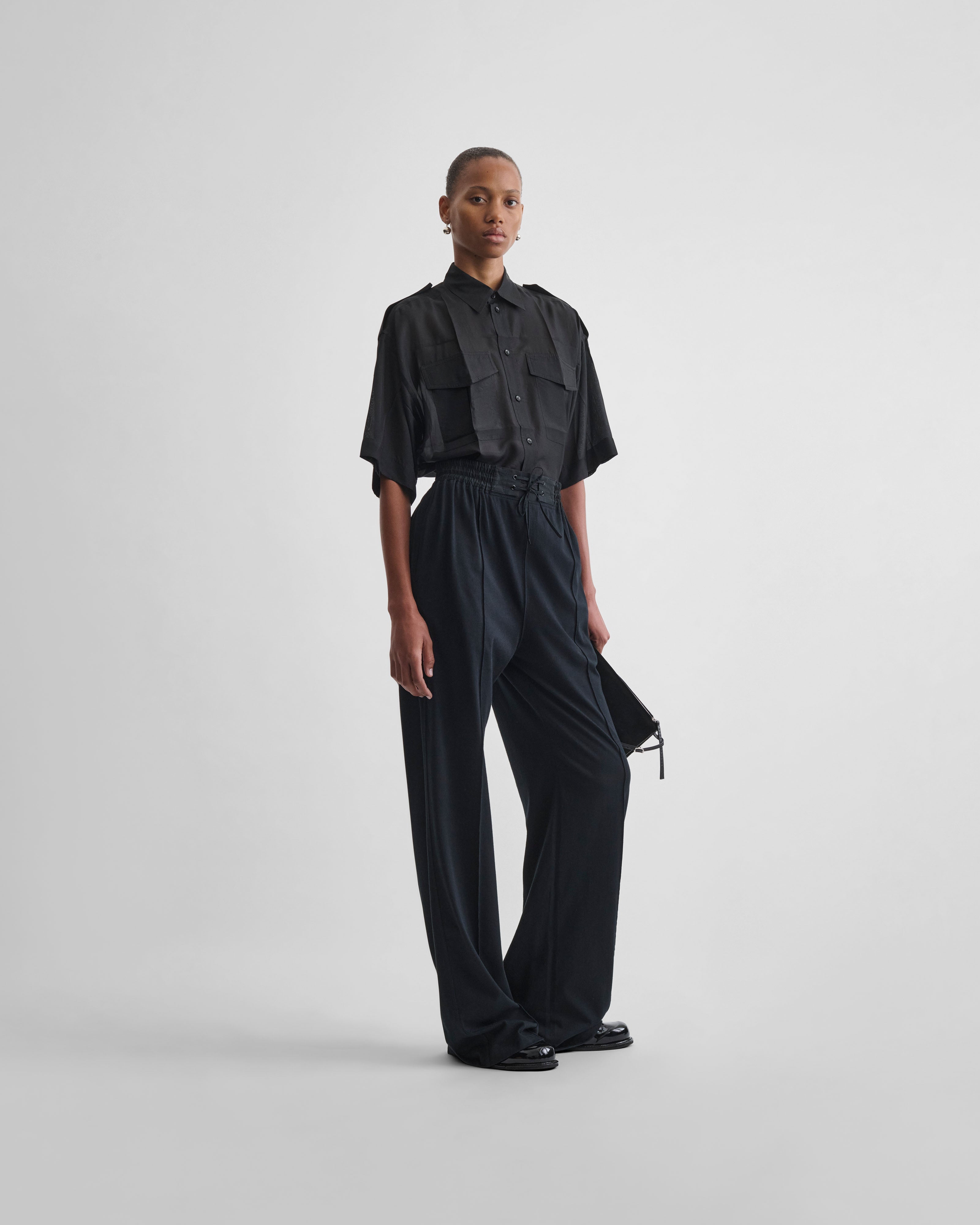 PHOEBE PHILO | JOGGER | black jersey
