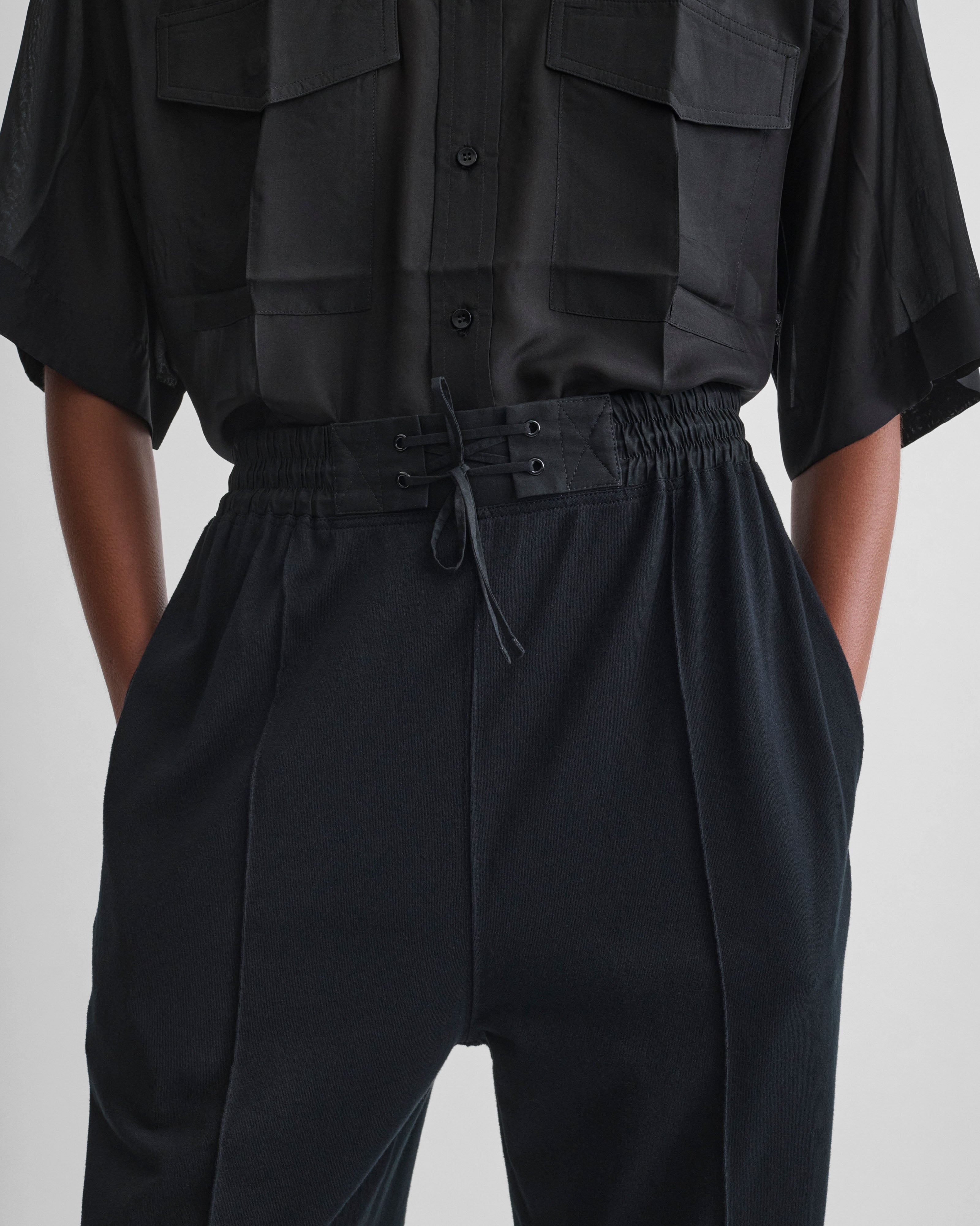 PHOEBE PHILO | JOGGER | black jersey