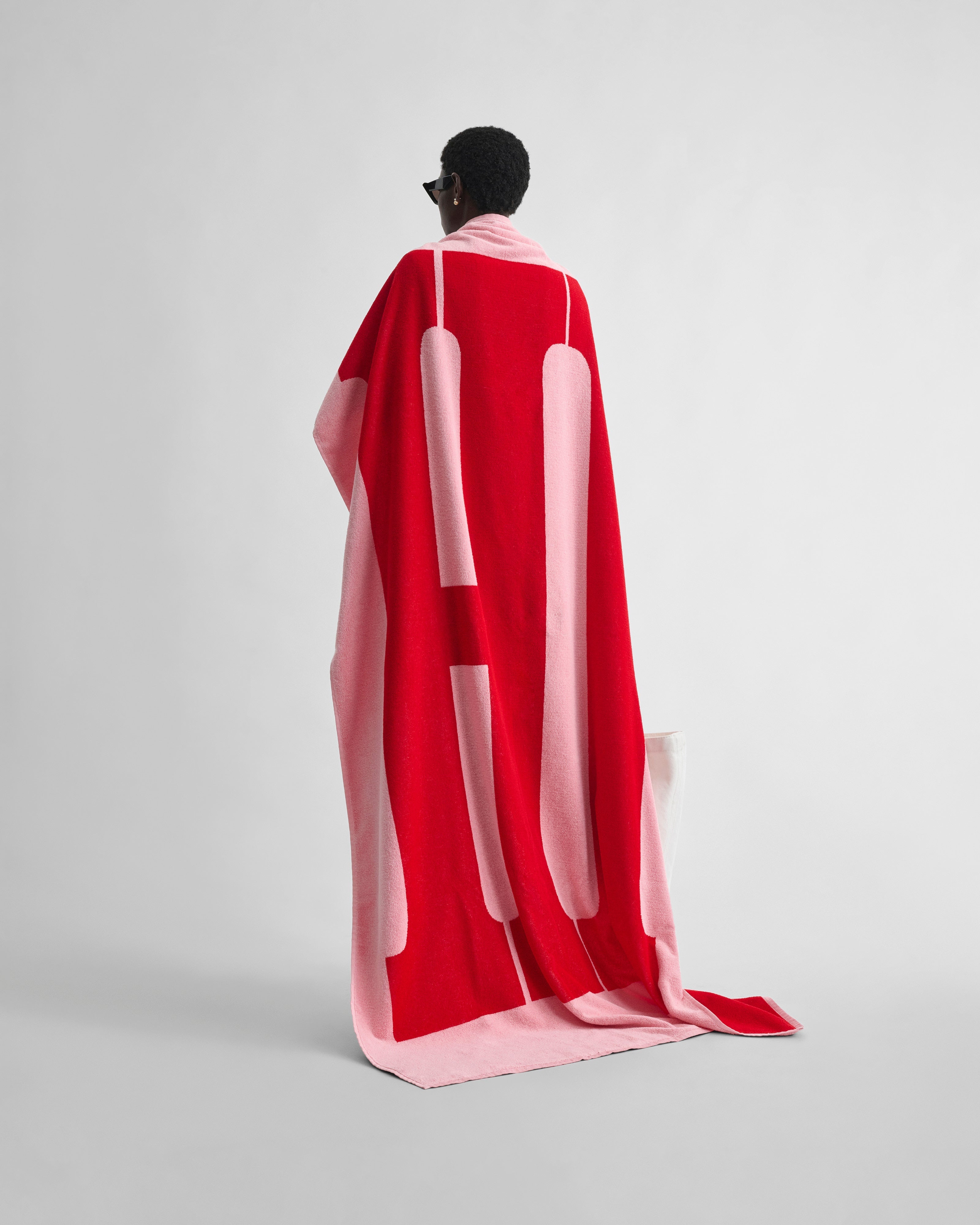 PHOEBE PHILO | HI TOWEL | washed pink cotton