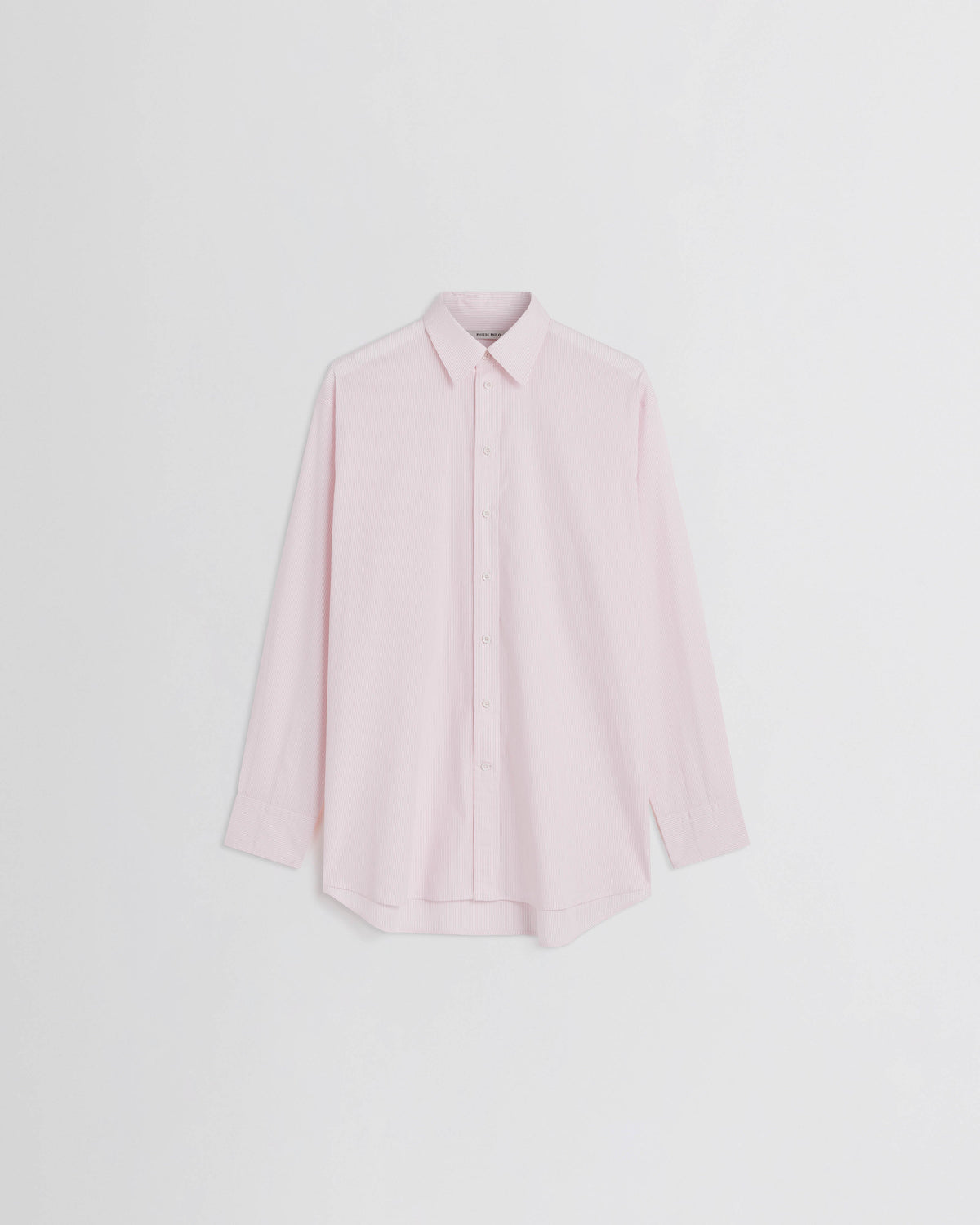 Front view of MEN'S SHIRT in pink cotton