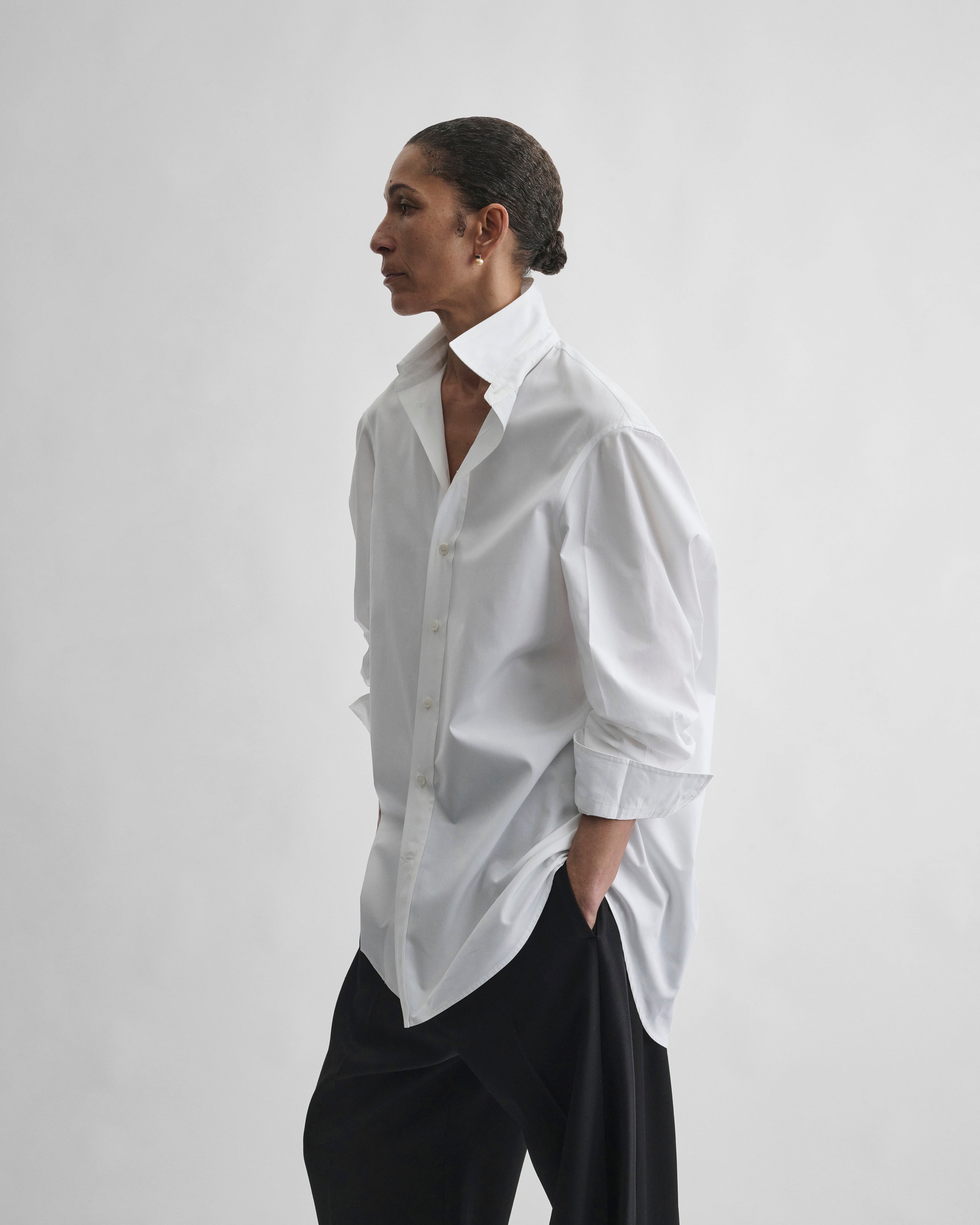 dress shirt for tux The Solid White Tuxedo S / Solid White Structured semi Full Tuxedo Ensemble with Dress