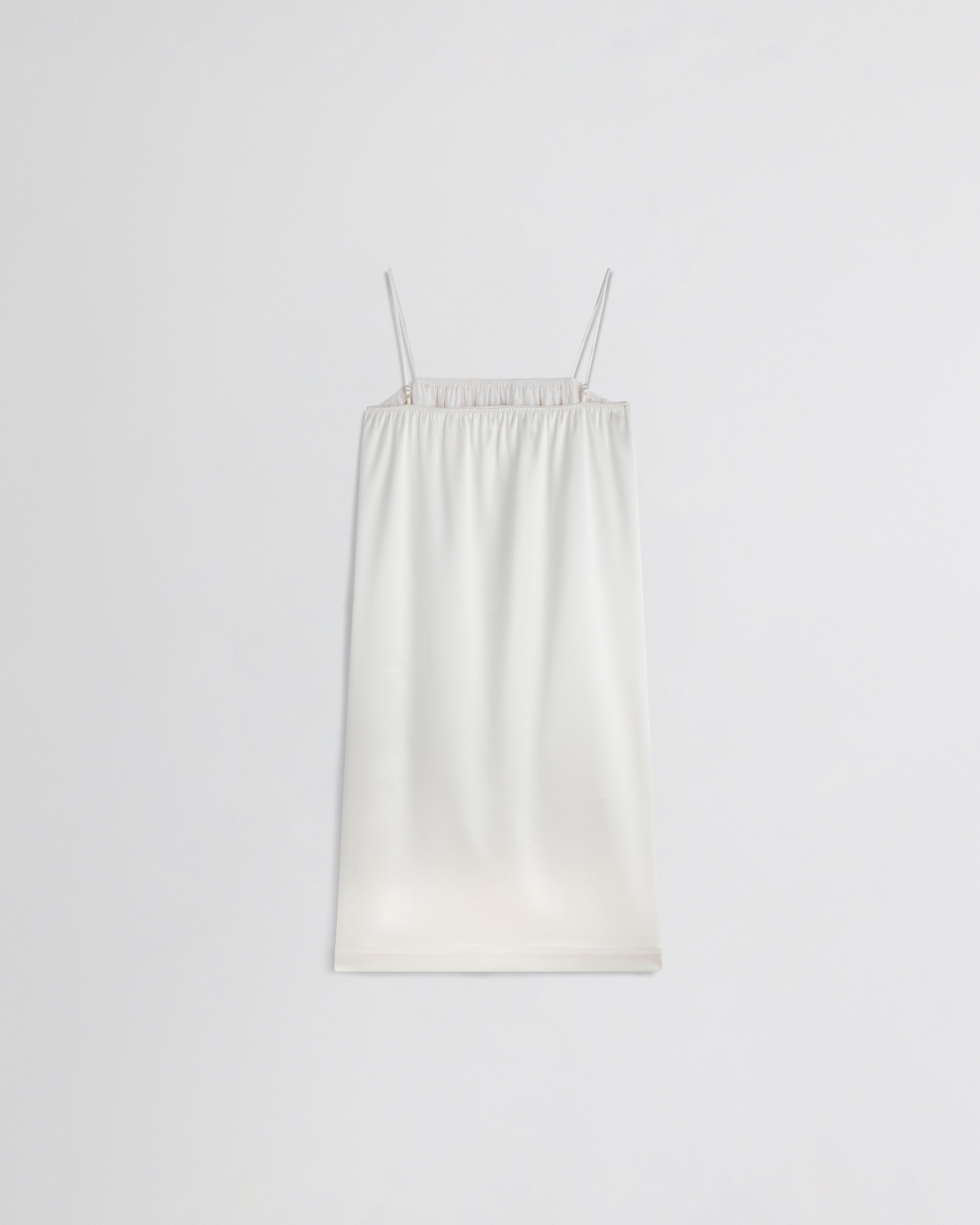 PHOEBE PHILO | LIQUID SLIP DRESS | ACID IVORY SILK